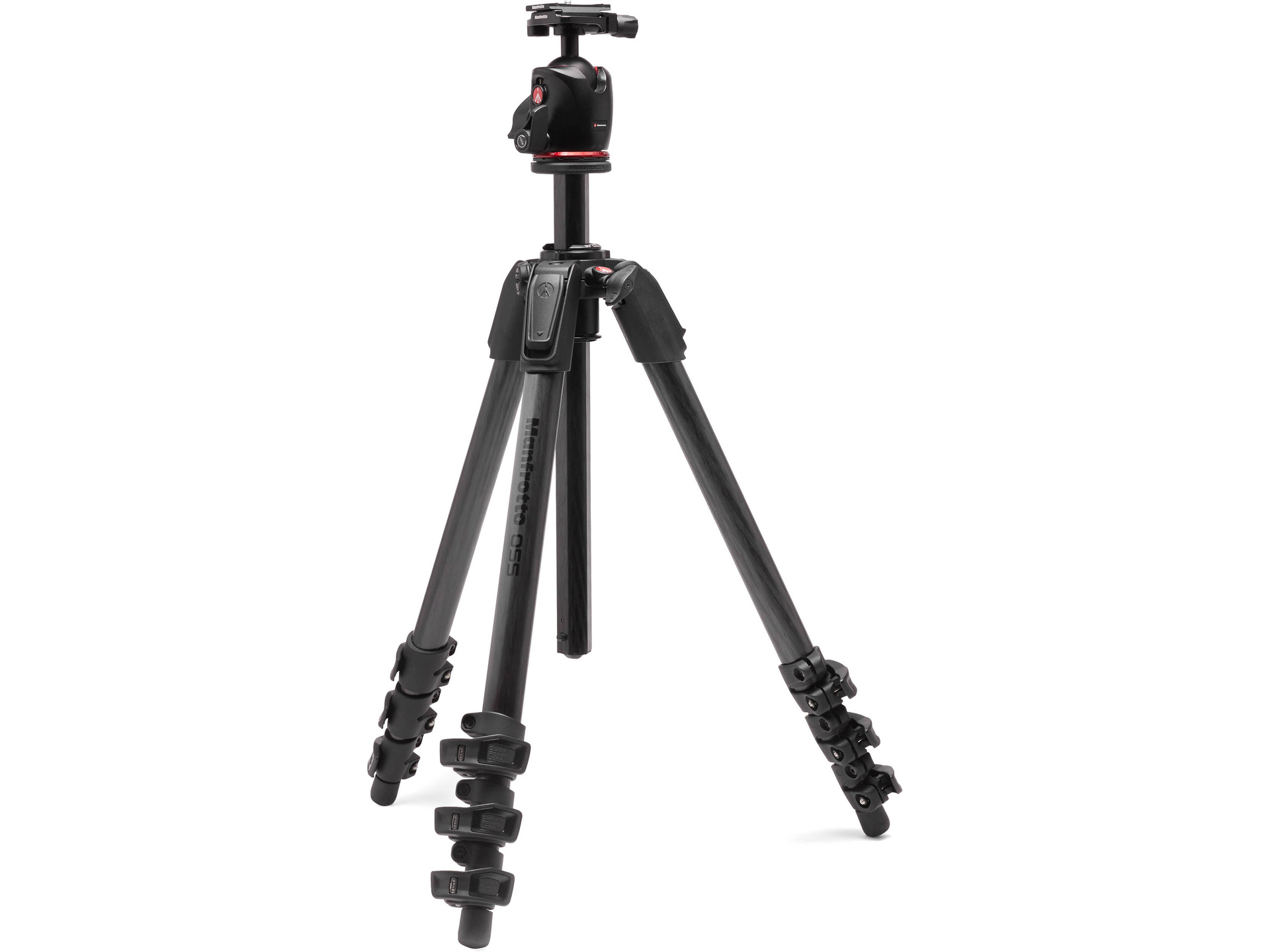 Manfrotto 055XPRO 4-Section Photo AS Carbon Fiber Tripod Kit