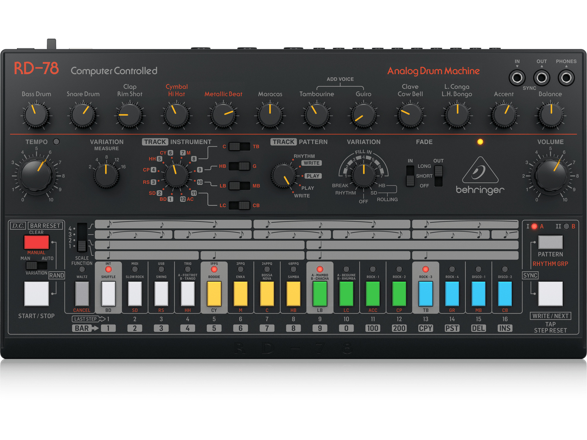 Behringer RD-78 Classic Analog Drum Machine