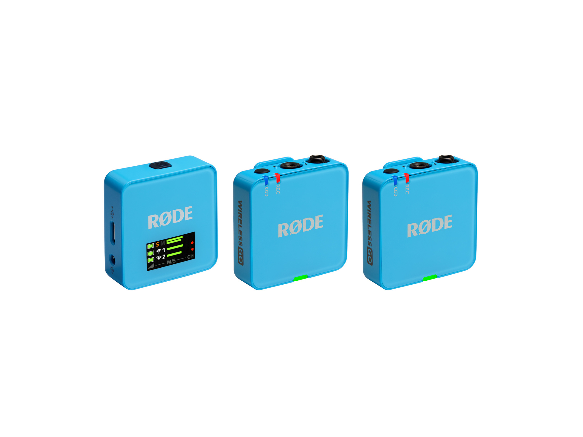 RODE Wireless GO Compact Wireless Microphone System (Gen 3, Blue)