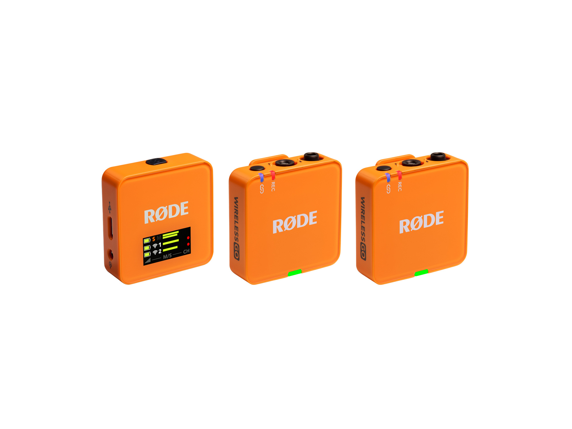 RODE Wireless GO Compact Wireless Microphone System (Gen 3, Orange)