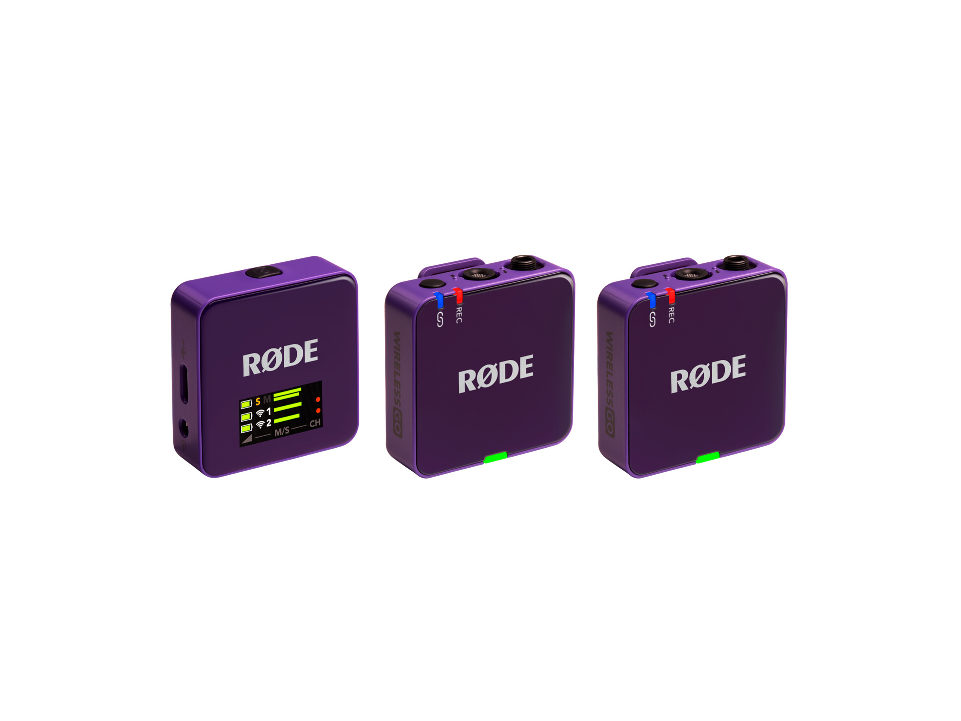 RODE Wireless GO Compact Wireless Microphone System (Gen 3, Purple)