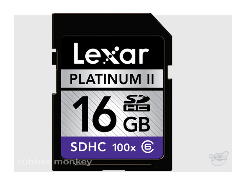 Lexar Platinum 16GB SDHC card 100X