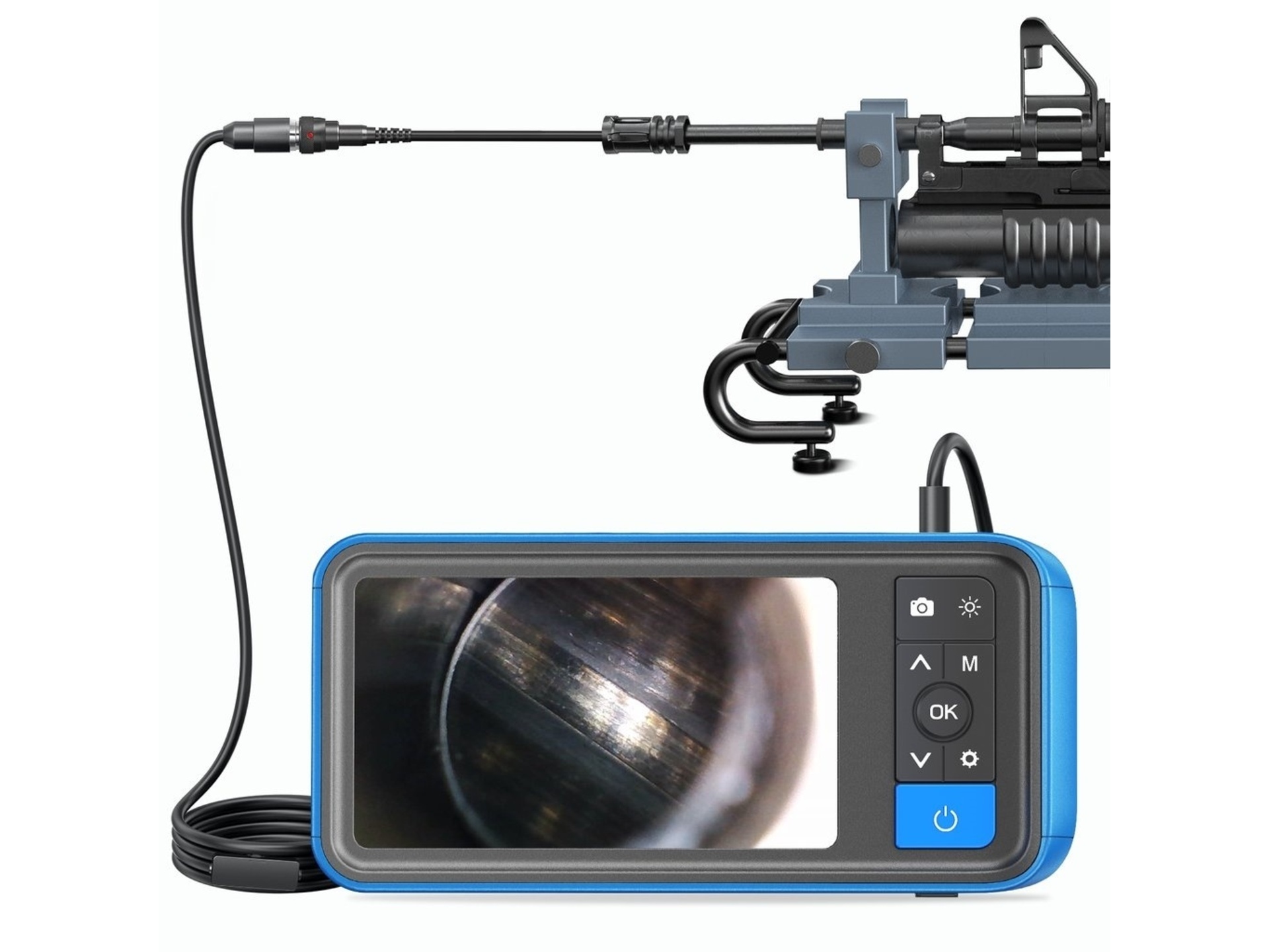 Teslong NTG450 91cm Flexible Borescope with 4.5" IPS HD Monitor - Open Box