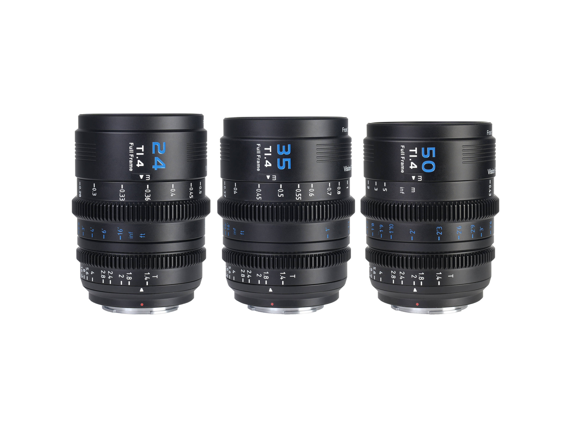 SIRUI VP-1 Vision Prime T1.4 Full-Frame Cine 3-Lens Kit (Black)