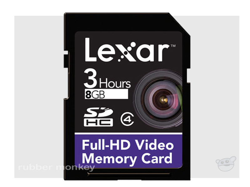 Lexar Platinum 8GB SDHC Video HD Card