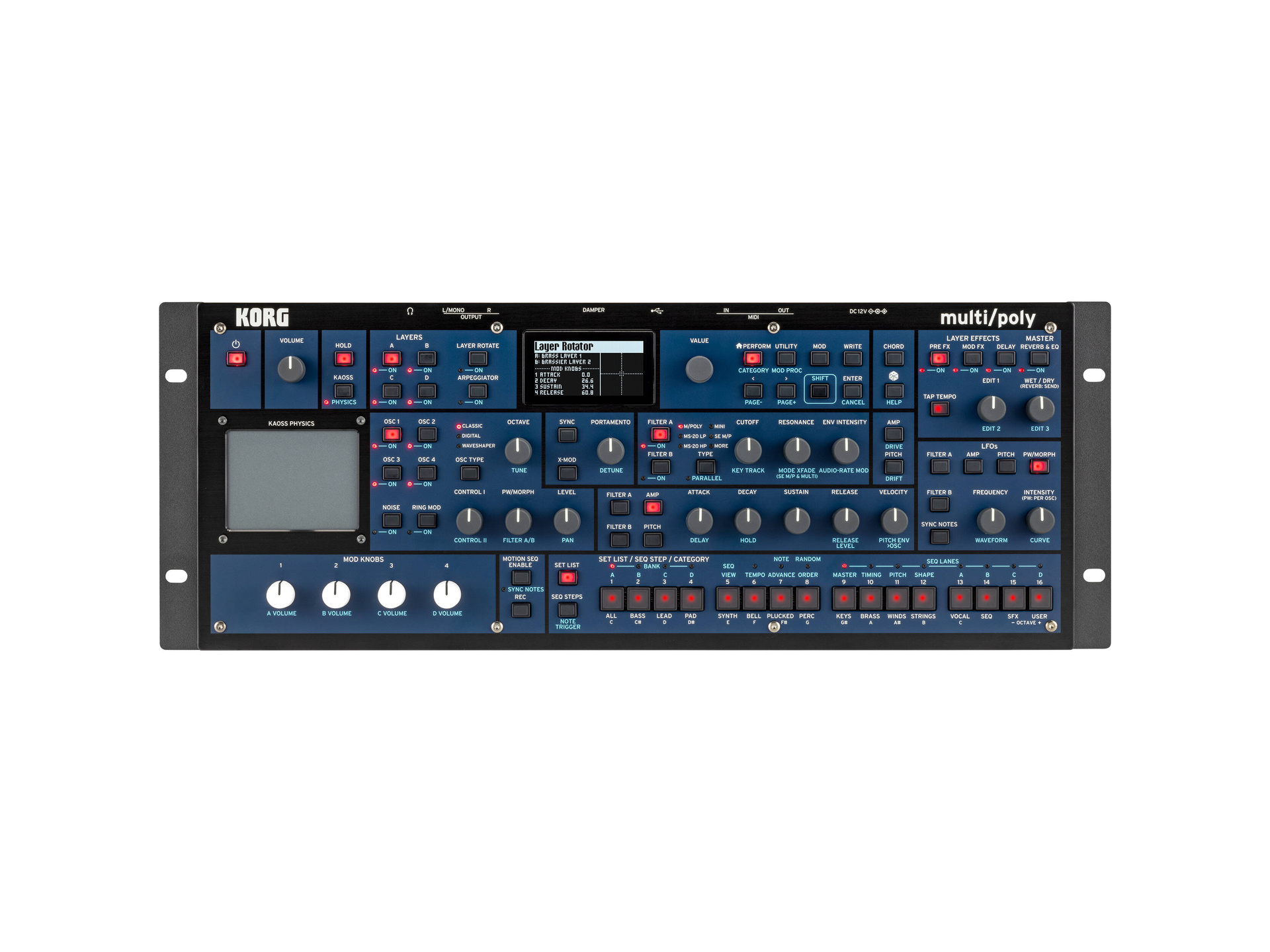 Korg Multi/Poly Analog-Modeling Synthesizer (Module)