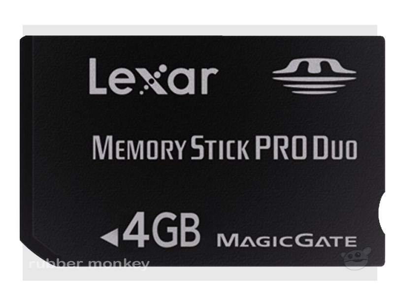 Lexar Platinum 11 4GB Memory Stick PRO duo card