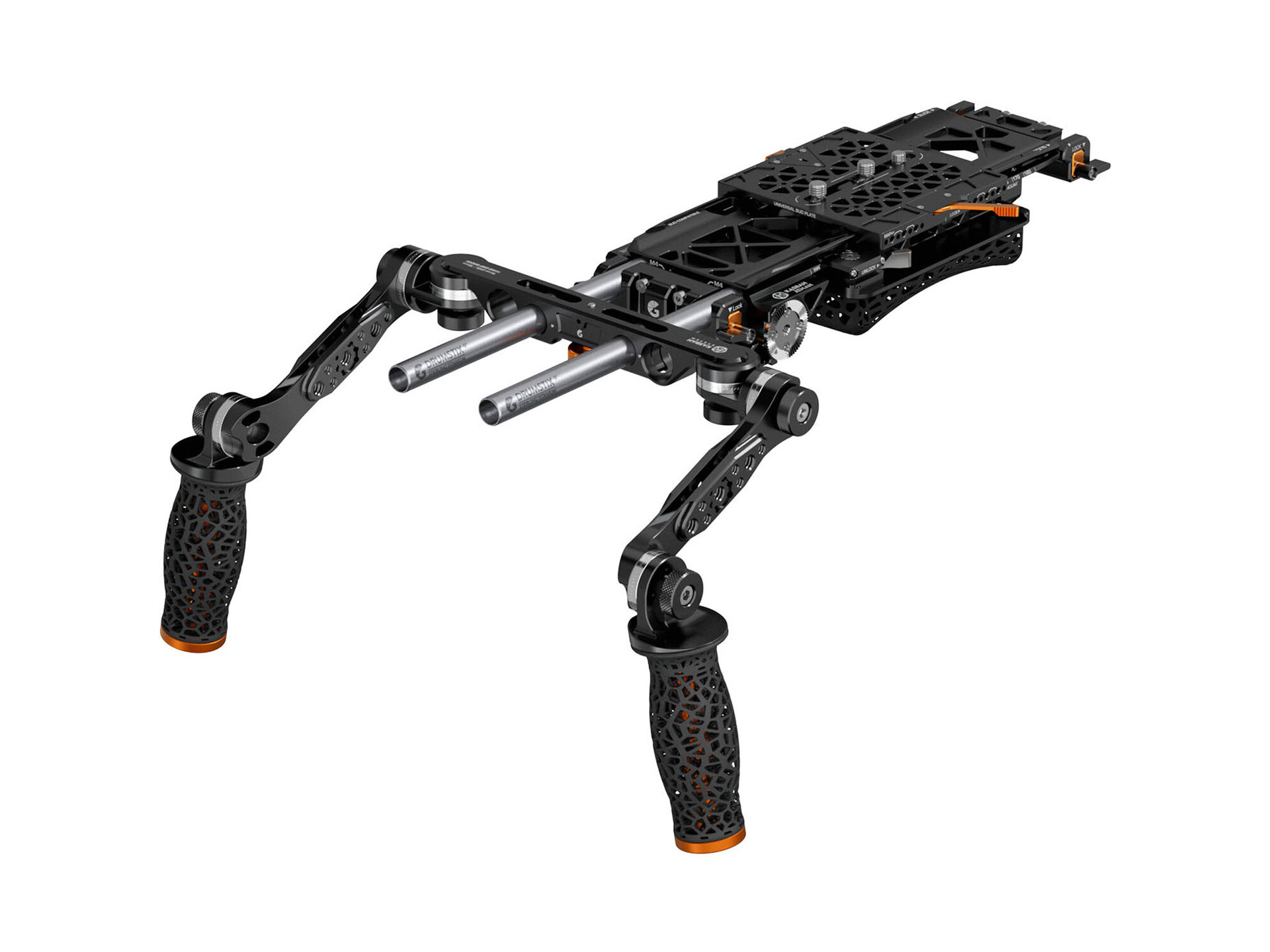 Bright Tangerine KASBAH Atman Universal Shoulder Rig & Handle Kit (BUD 2-Axis VCT-14)