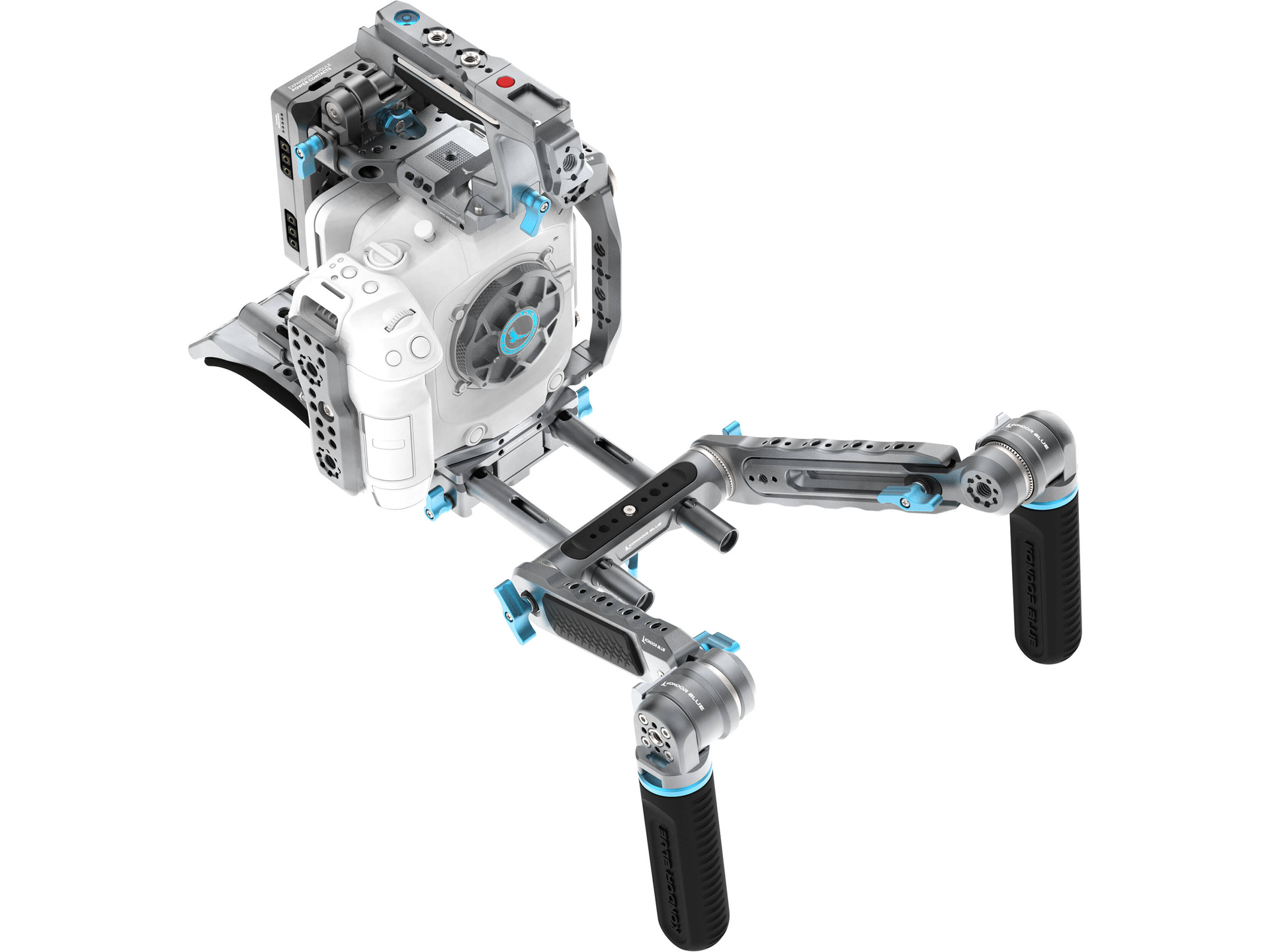Kondor Blue Ultimate Rig with V-Mount Battery Plate for Canon C80 (Space Gray)