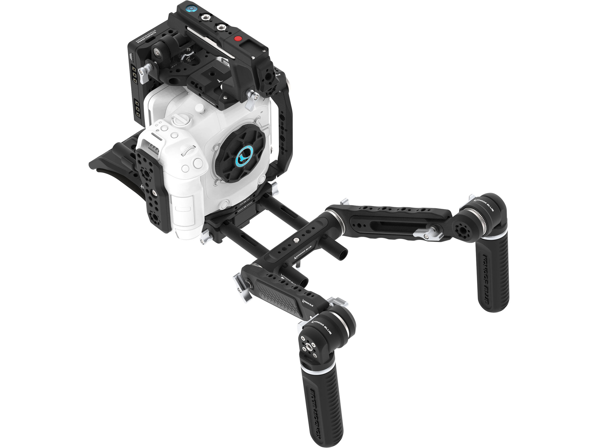 Kondor Blue Ultimate Rig with V-Mount Battery Plate for Canon C80 (Raven Black)