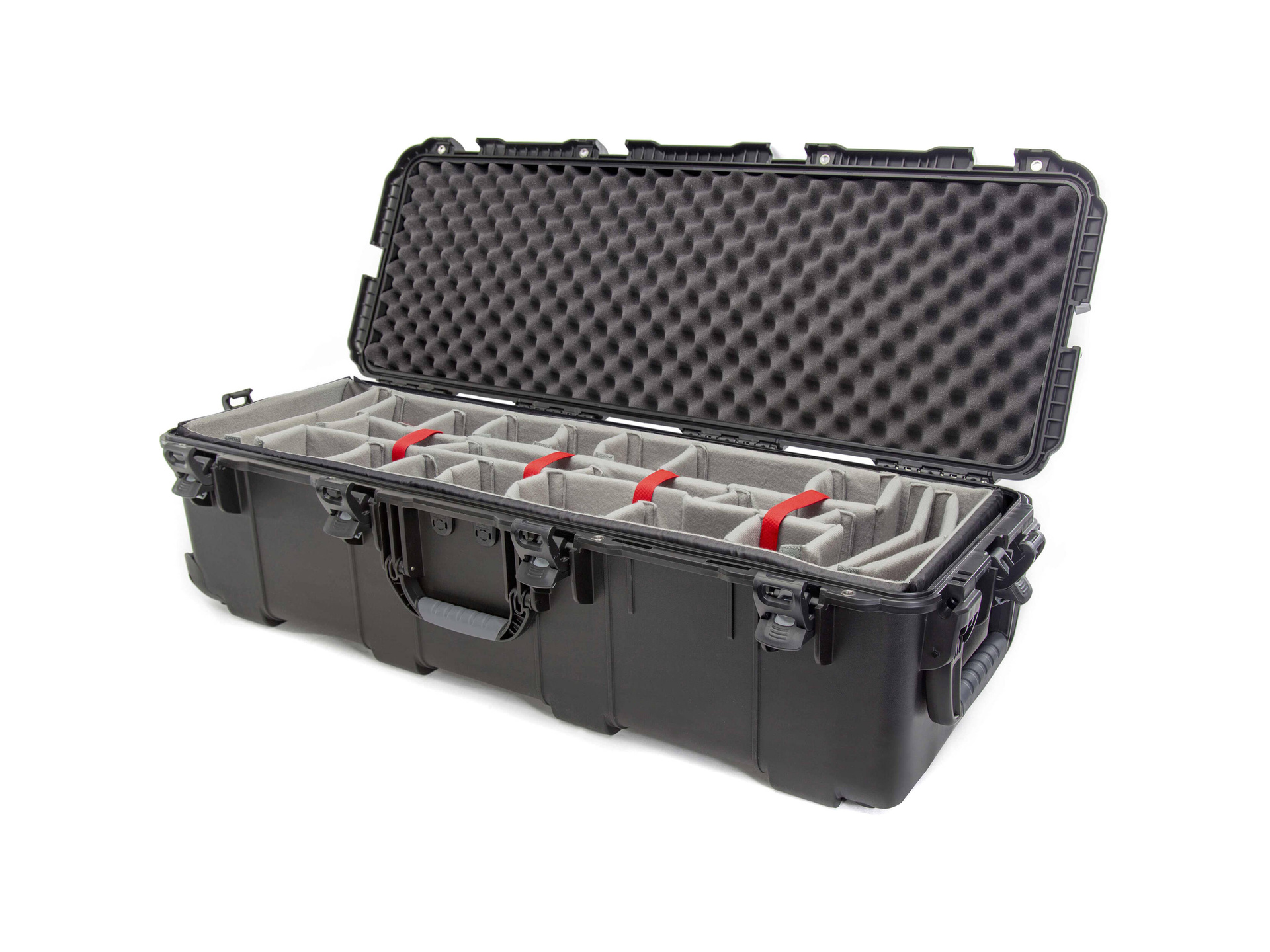 Nanuk 988 Wheeled Hard Case (Black, Padded Dividers)