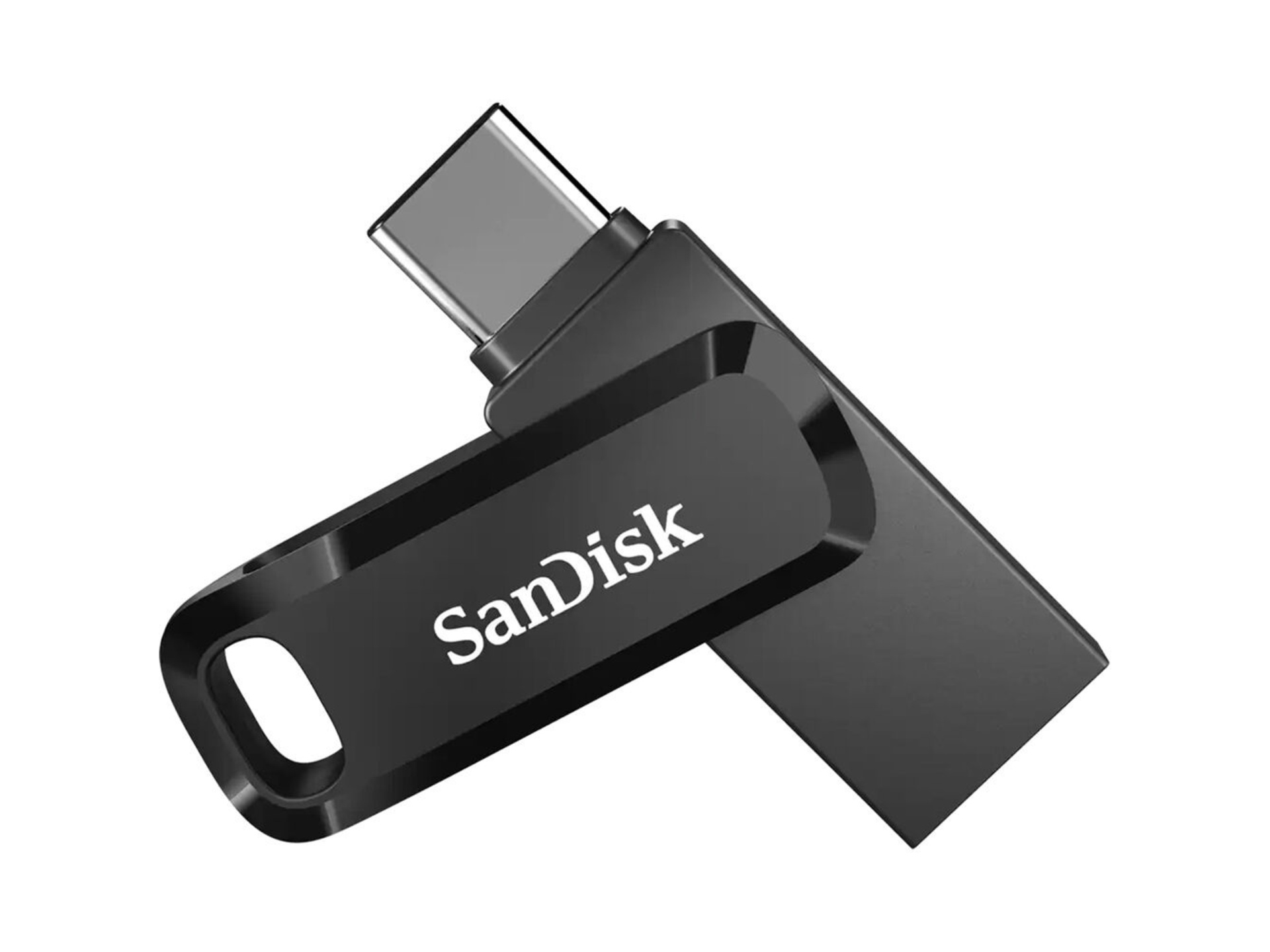 SanDisk 64GB Ultra Dual Drive Go 2-in-1 Flash Drive (Black, 300MB/s)