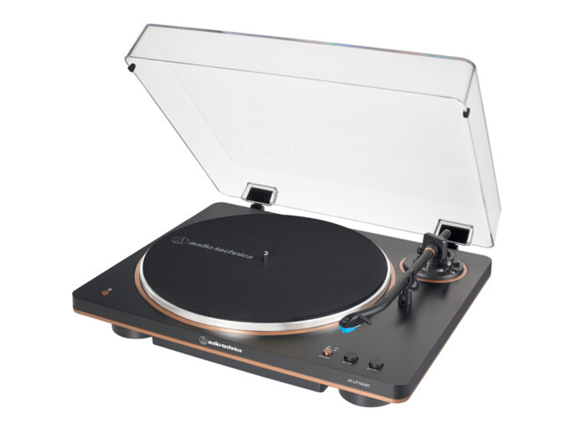 Audio Technica AT-LP70XBT Fully Automatic Belt-Drive Turntable with Bluetooth (Black/Bronze)
