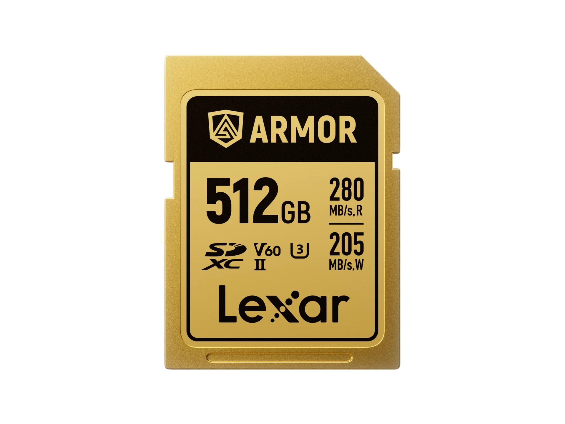 Lexar 512GB ARMOR GOLD UHS-II SDXC Memory Card
