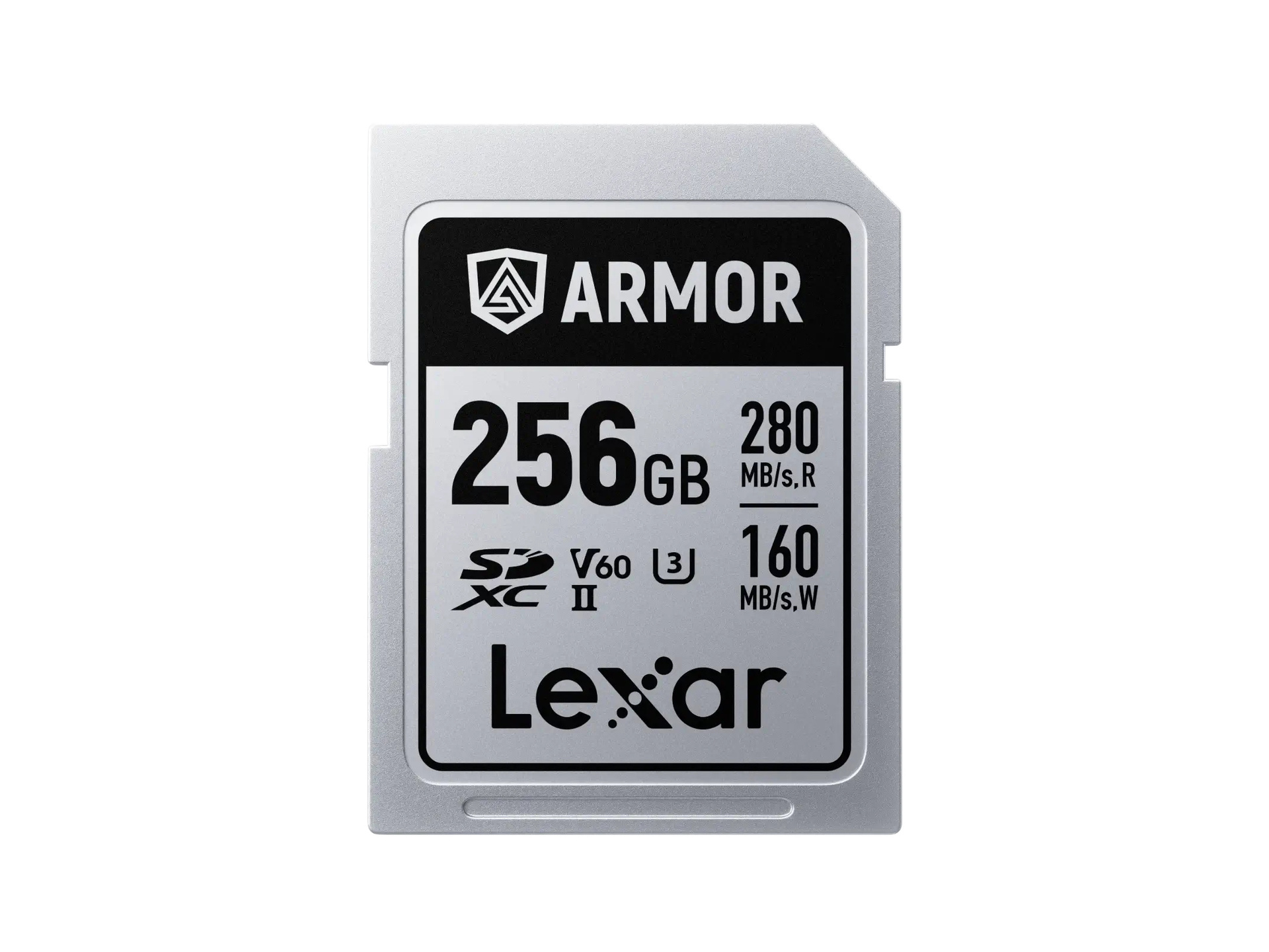 Lexar 256GB ARMOR SILVER PRO UHS-II SDXC Memory Card