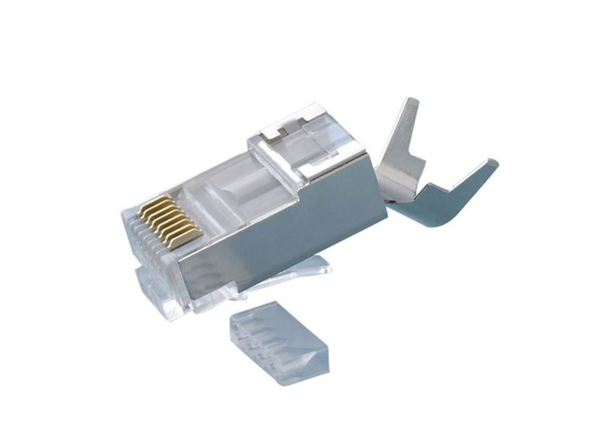 Platinum Tools CAT6A/10-Gig Shielded Connectors (10-Pieces, Clamshell Packaging)
