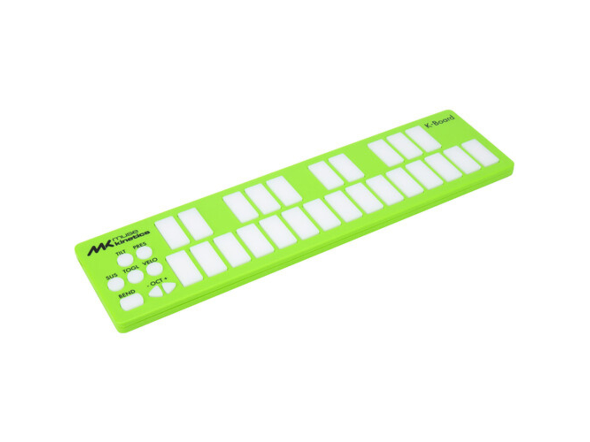 Muse Kinetics K-Board-C Ultracompact USB MIDI Keyboard Controller (Lime)
