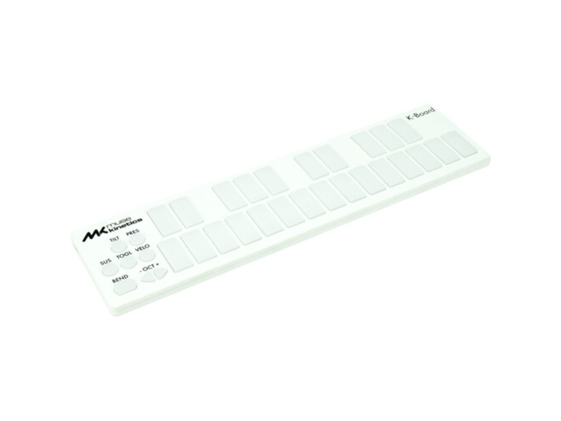 Muse Kinetics K-Board-C Ultracompact USB MIDI Keyboard Controller (Snow)