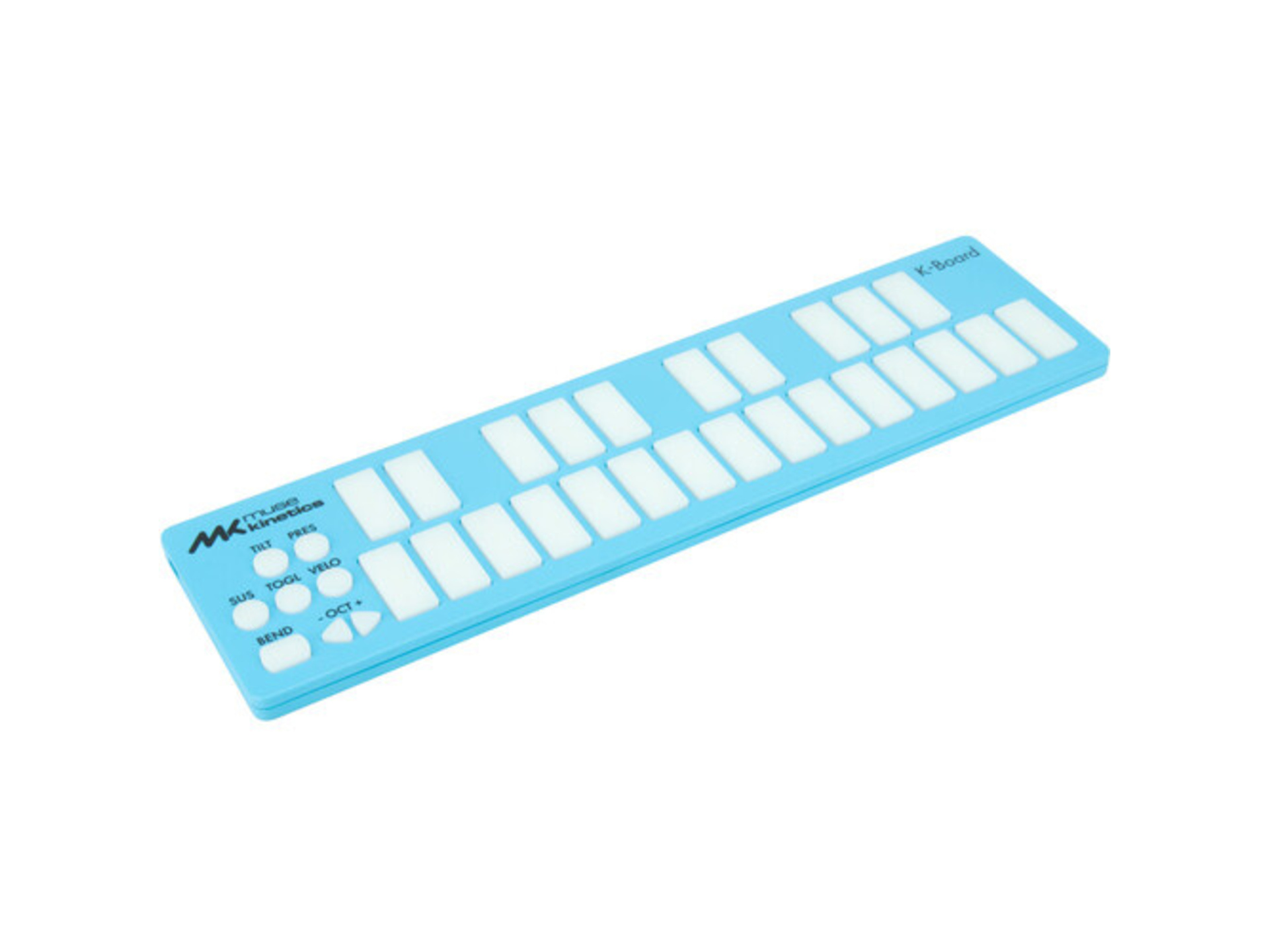 Muse Kinetics K-Board-C Ultracompact USB MIDI Keyboard Controller (Aqua)