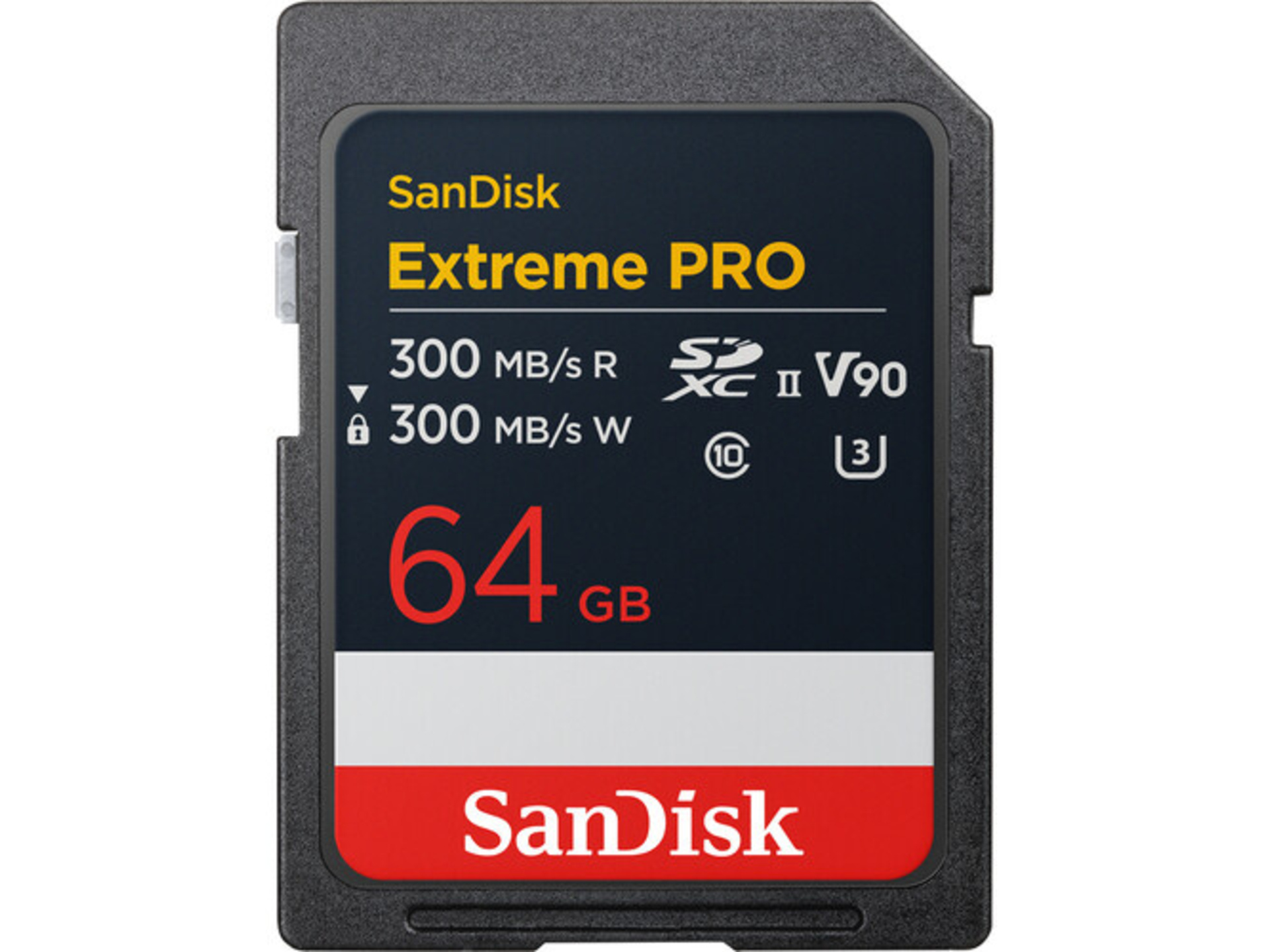 SanDisk 64GB Extreme PRO UHS-II SDXC Memory Card (300MB/s)