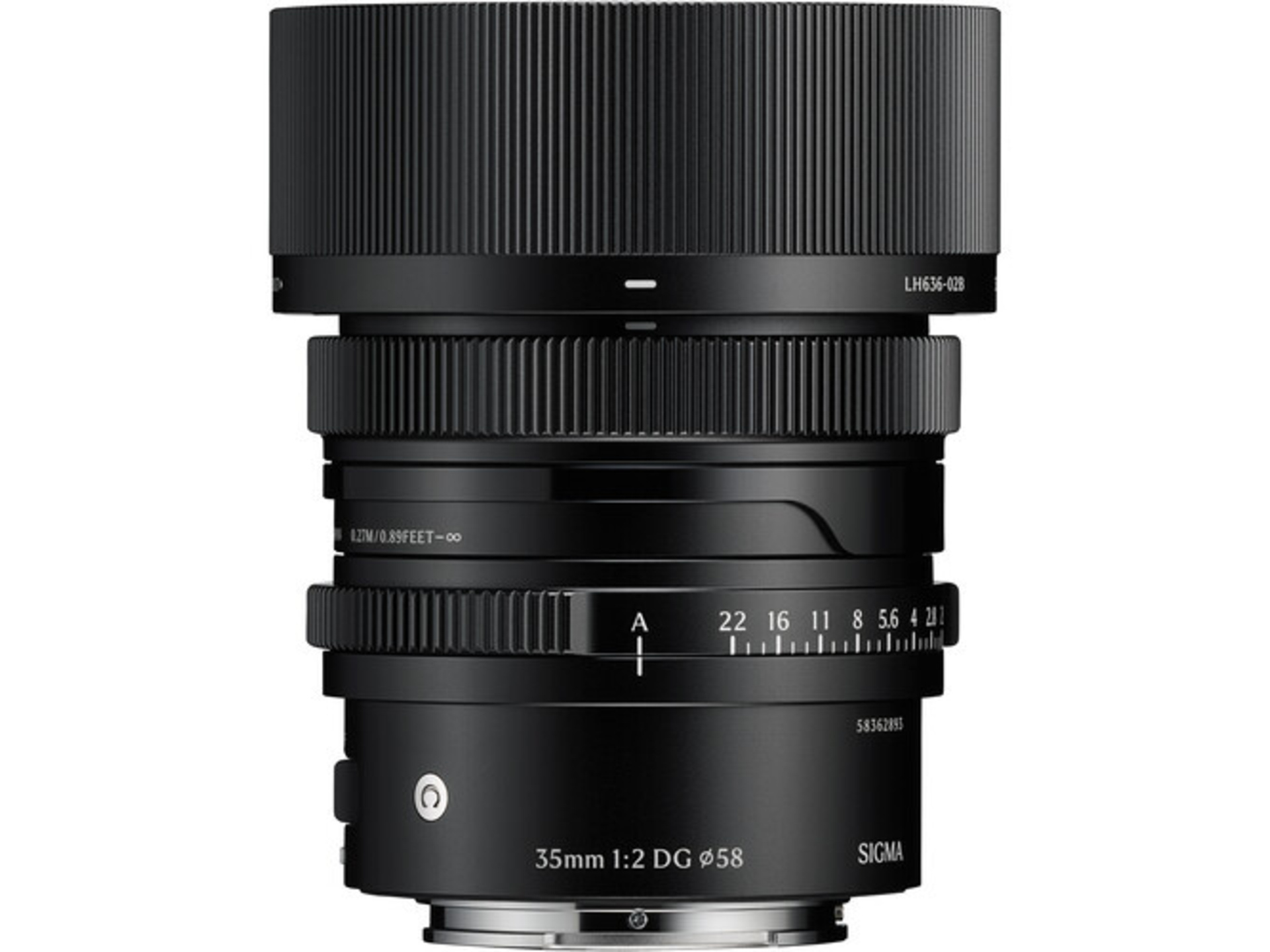 Sigma 35mm f/2 DG Contemporary Lens (Sony E, Black)