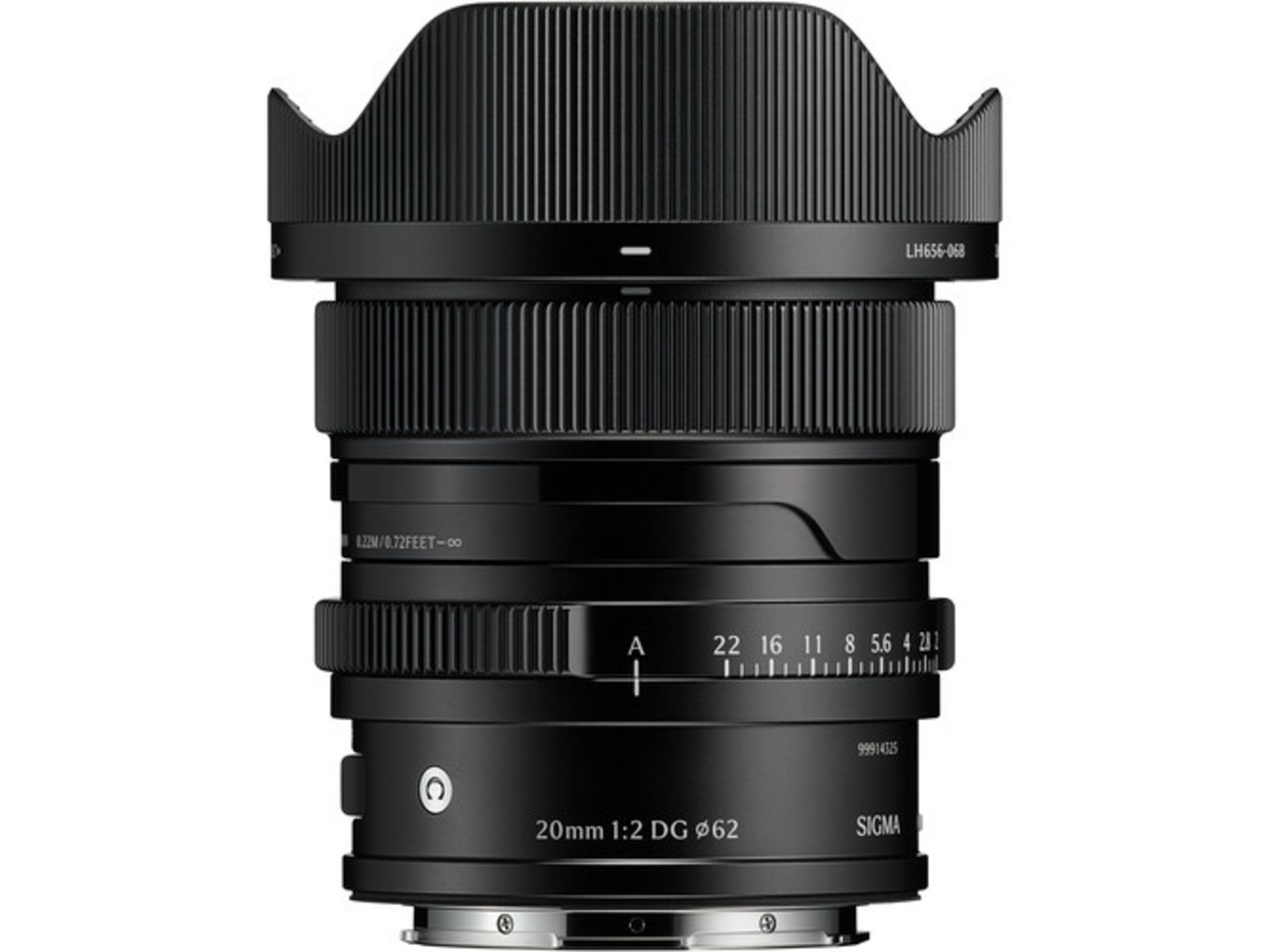 Sigma 20mm f/2 DG Contemporary Lens (L-Mount, Black)