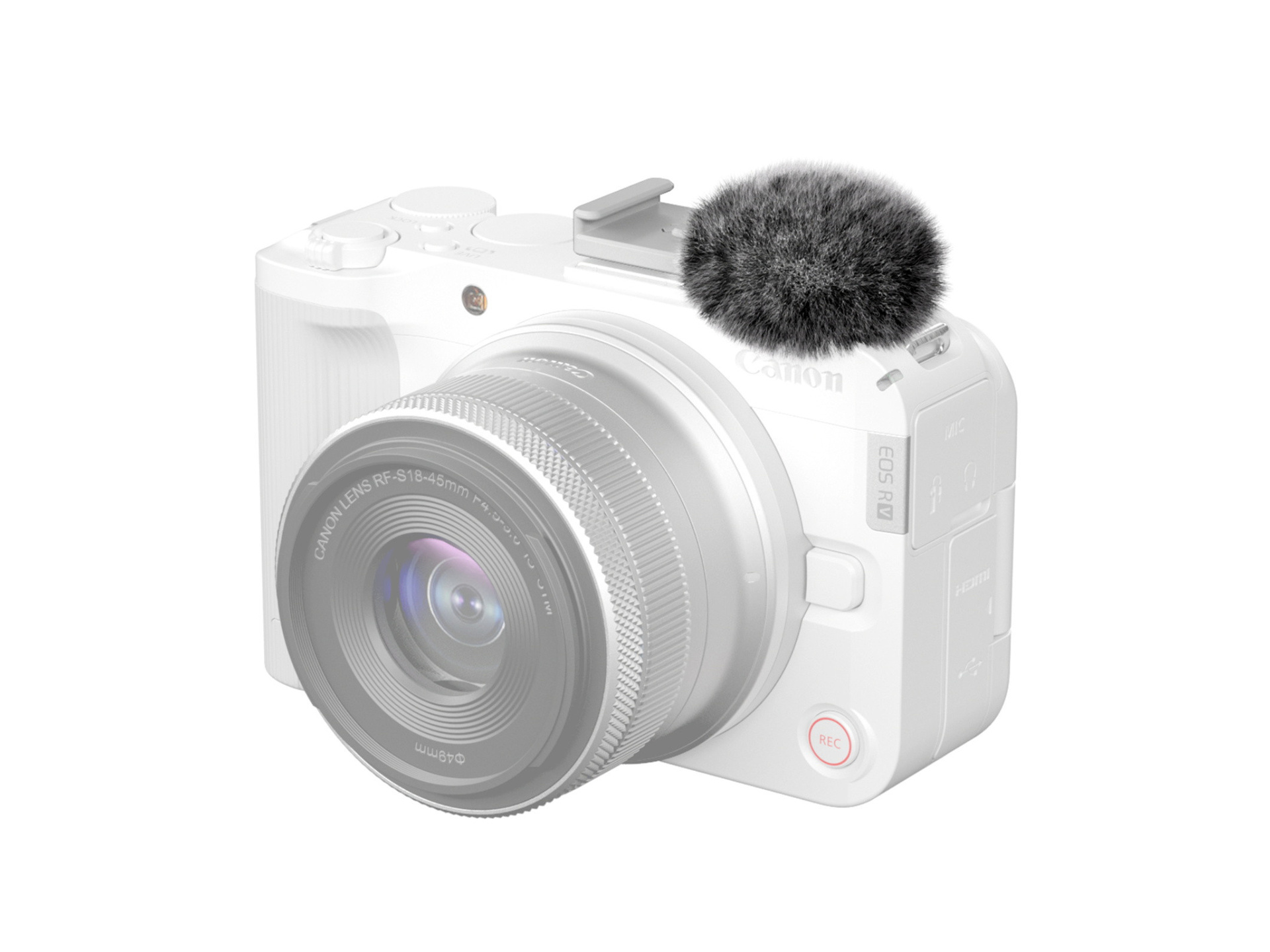 SmallRig 5434 Furry Windscreen Kit for Canon EOS R50 V (2pcs)