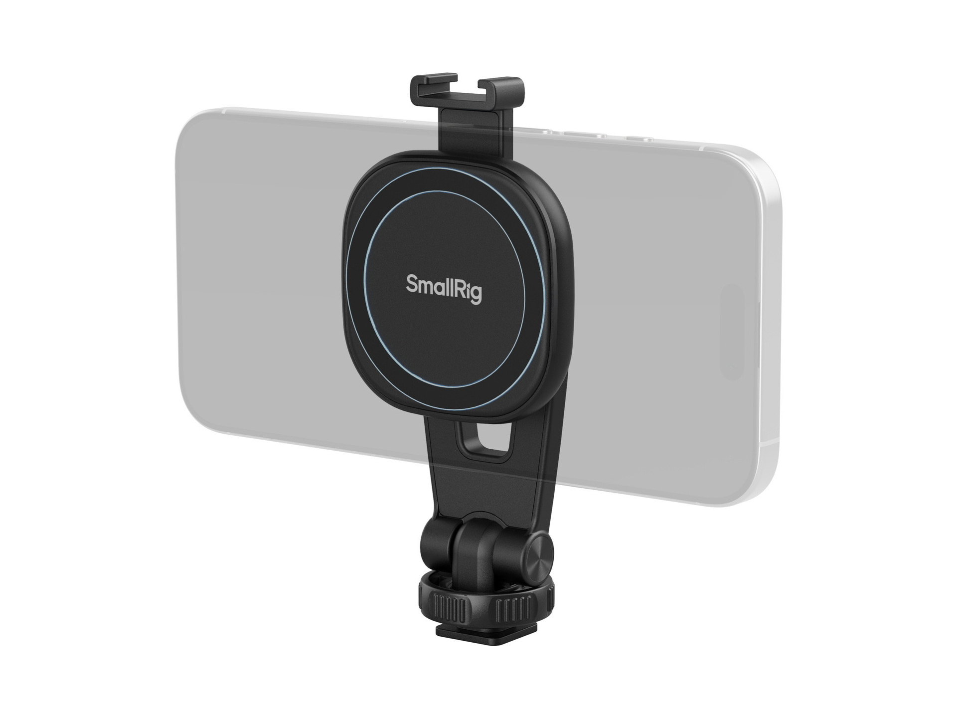 SmallRig 5283 AC-10 Attachable Phone Clamp with Cold Shoe Mount