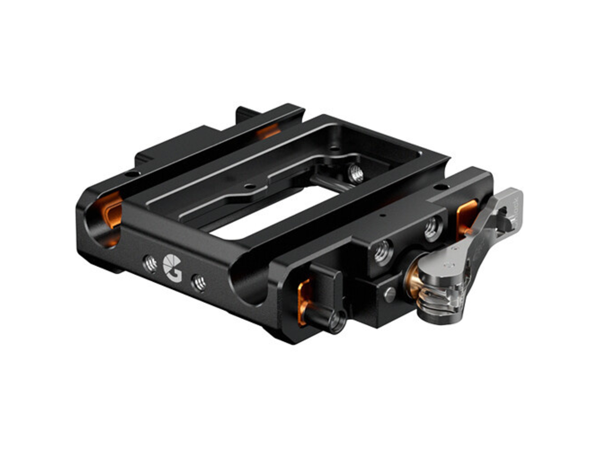 Bright Tangerine LeftField 3 15mm LWS Quick Release Baseplate Core