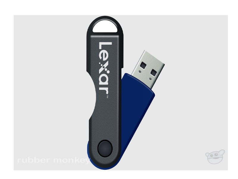 Lexar 8GB JumpDrive TwistTurn USB