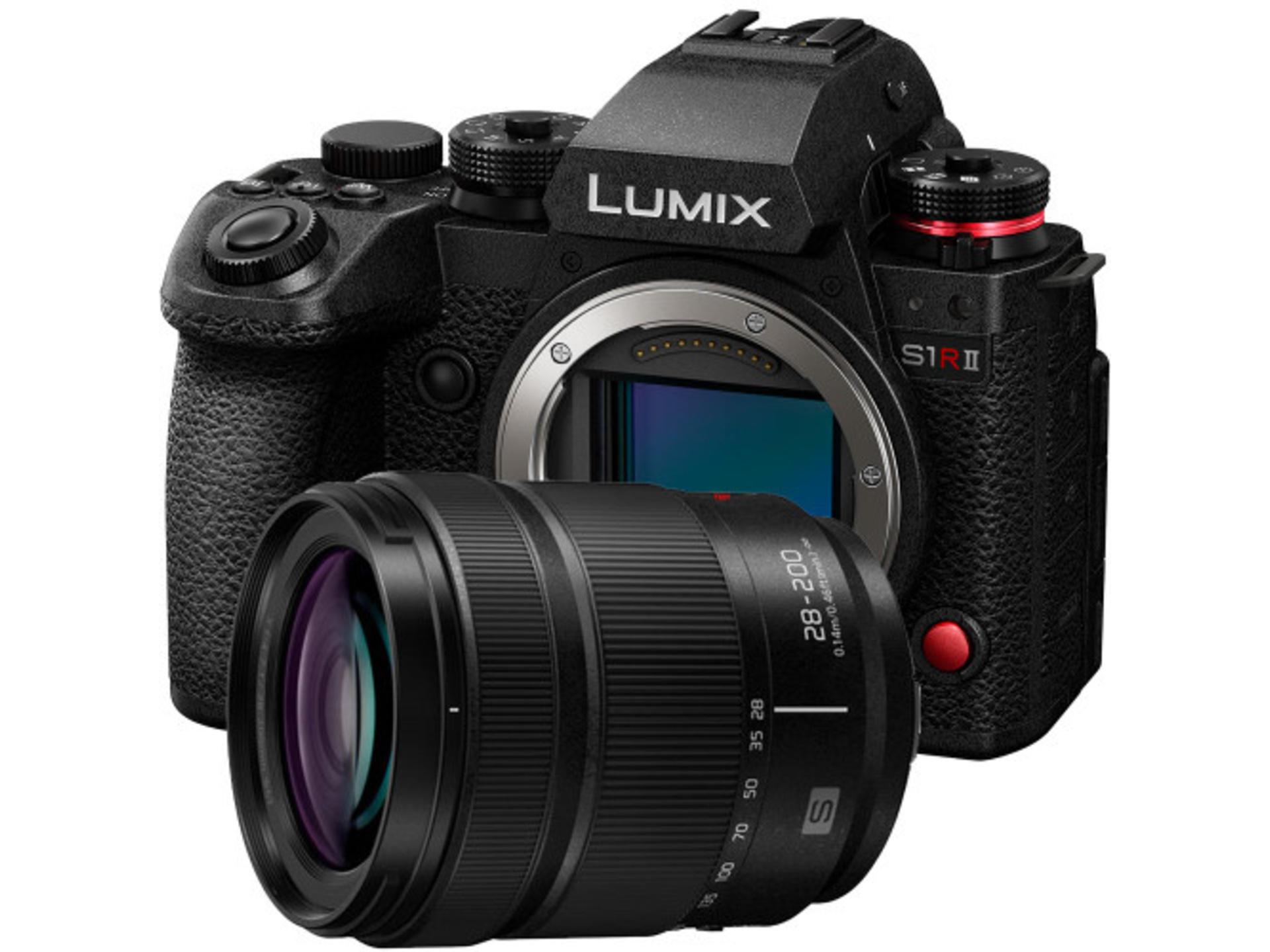 Panasonic Lumix S1R II Mirrorless Camera with 28-200mm f/4-7.1 MACRO O.I.S. Lens