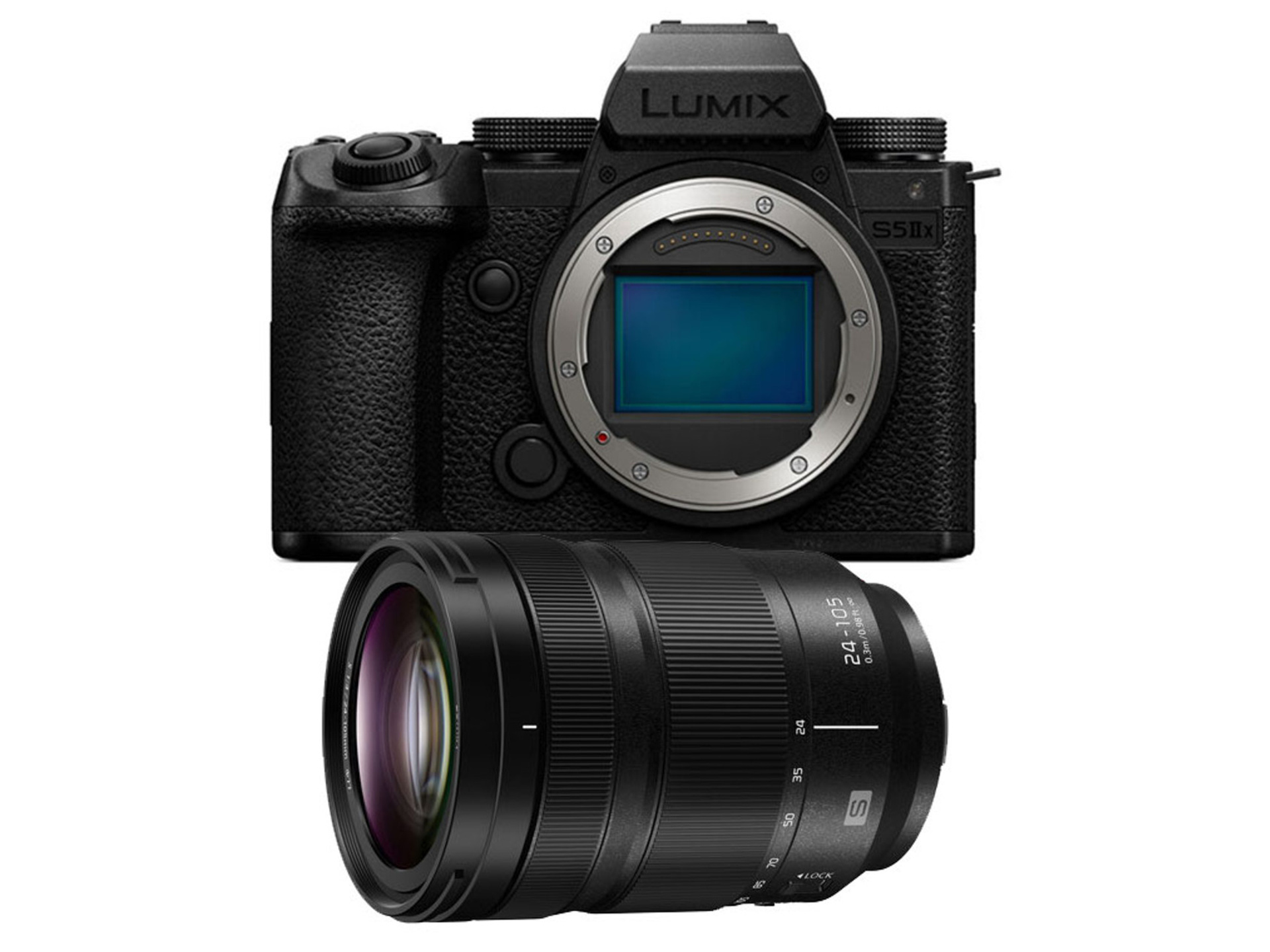 Panasonic Lumix S5 II X Mirrorless Digital Camera with 24-105mm f/4 Macro O.I.S. Lens