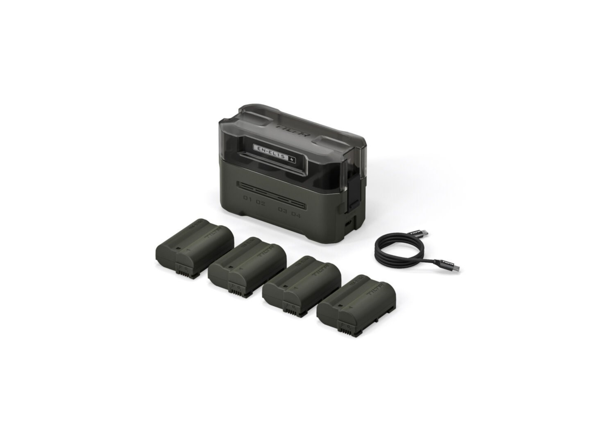 Tilta Portable Charging Station with 4 Batteries for Nikon EN-EL15C
