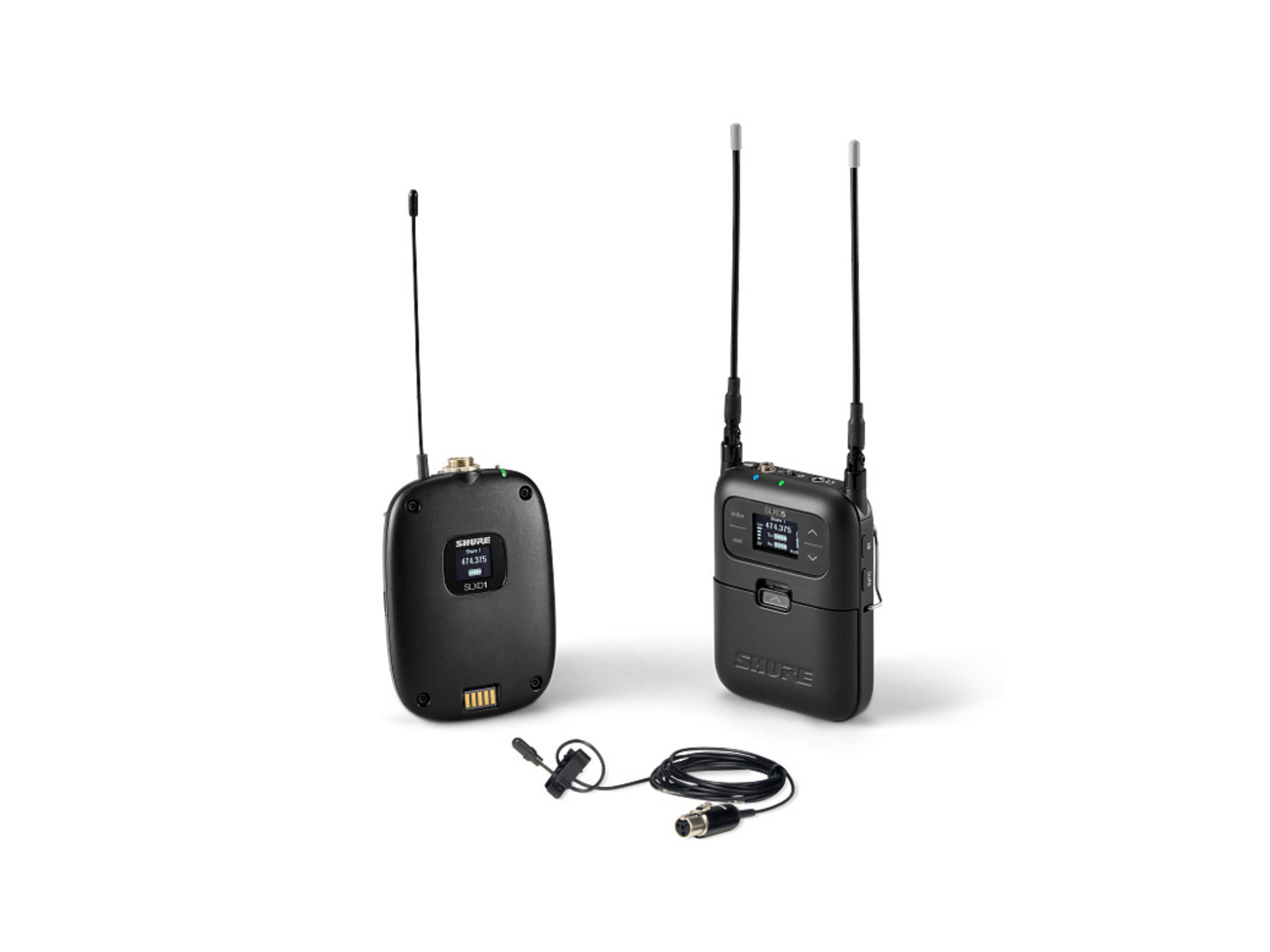 Shure SLXD15/DL4B Wireless DuraPlex Omni Lavalier Mic System (H57: 520-564 MHz)