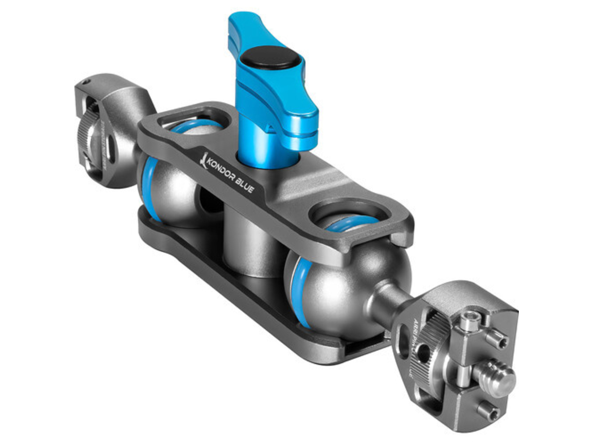 Kondor Blue 5.5" Cine Magic Arm with Double Ball Heads (1/4"-20, Space Gray)