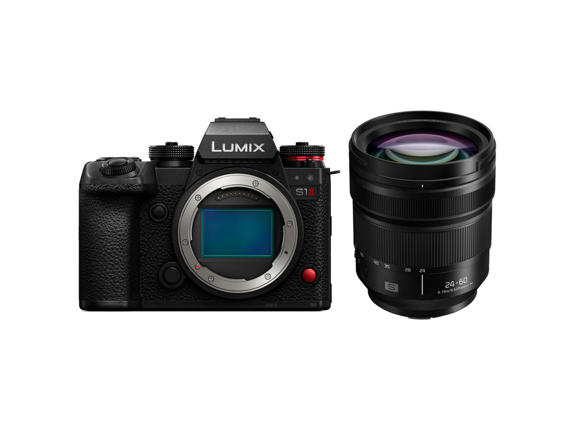 Panasonic Lumix S1 II Mirrorless Camera with 24-60mm F2.8 Lens