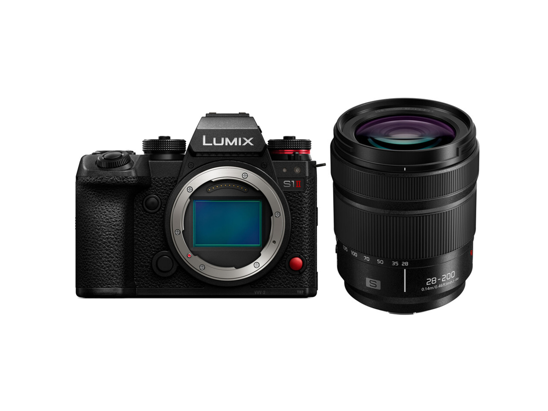 Panasonic Lumix S1 II Mirrorless Camera with 28-200mm Lens