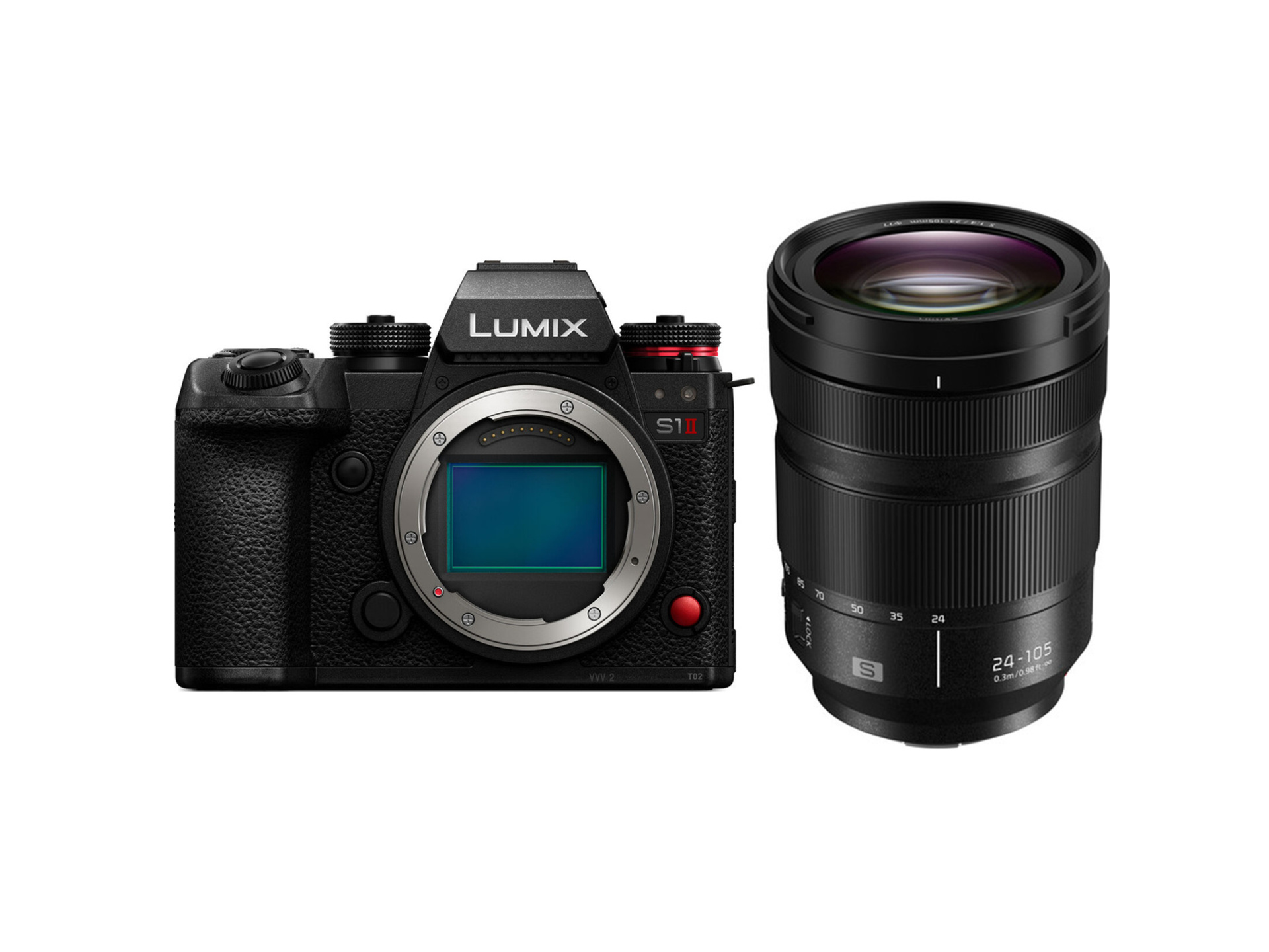 Panasonic Lumix S1 II Mirrorless Camera with 24-105mm f4 Lens