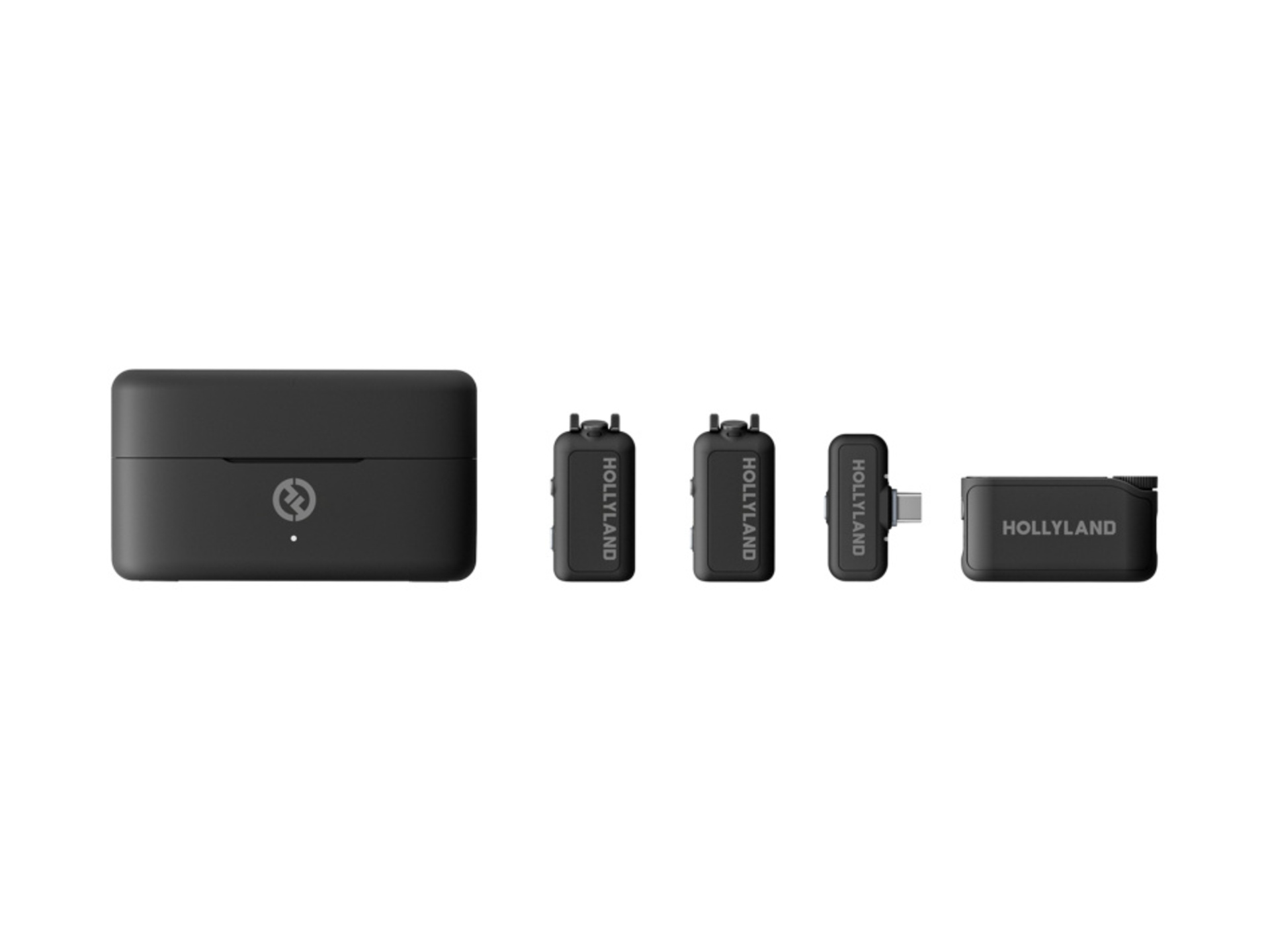 Hollyland LARK MAX 2 Combo 2-People Wireless Microphone System (Space Gray)