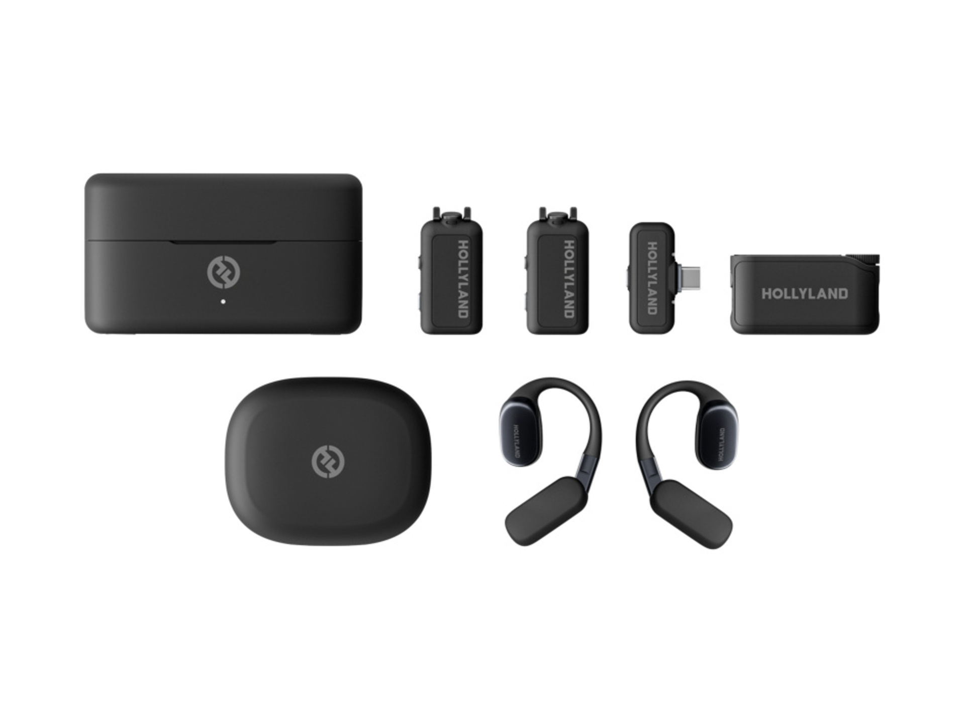 Hollyland LARK MAX 2 Ultimate Combo 2-People Wireless Microphone System (Space Gray)