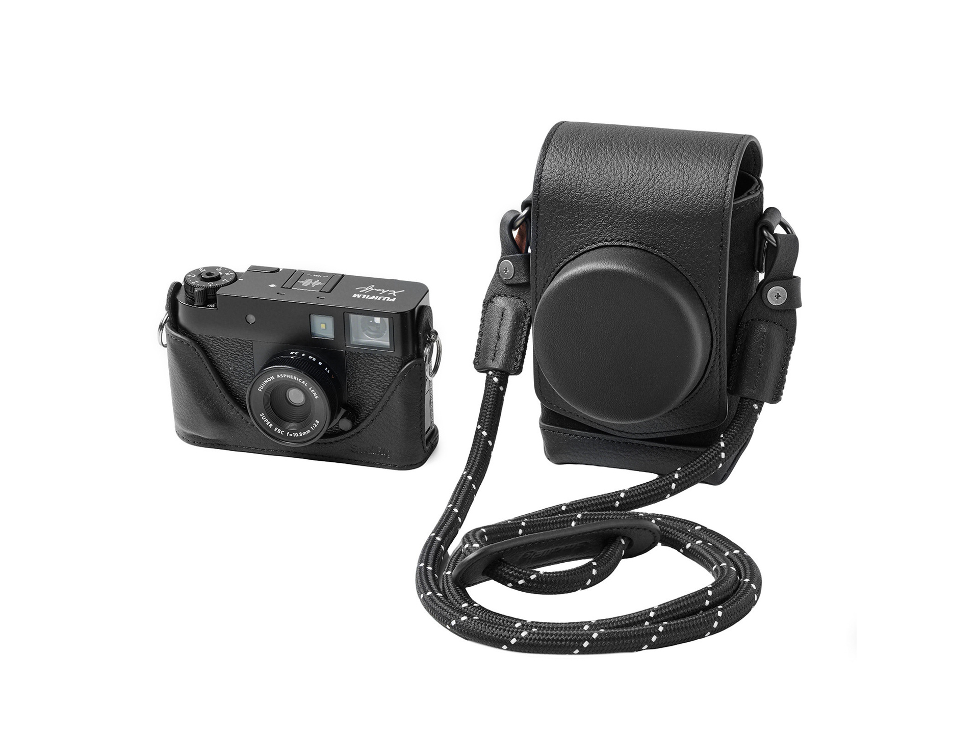 SmallRig 5219 Leather Case Kit for FUJIFILM X half (Black)