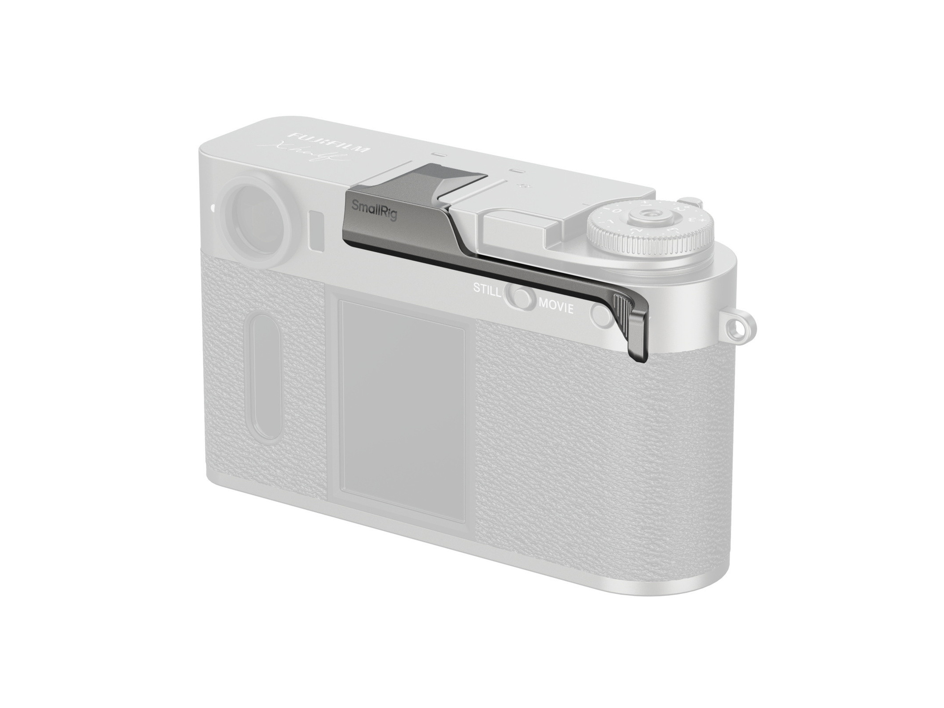 SmallRig 5333 Thumb Grip for FUJIFILM X half (Charcoal Silver)