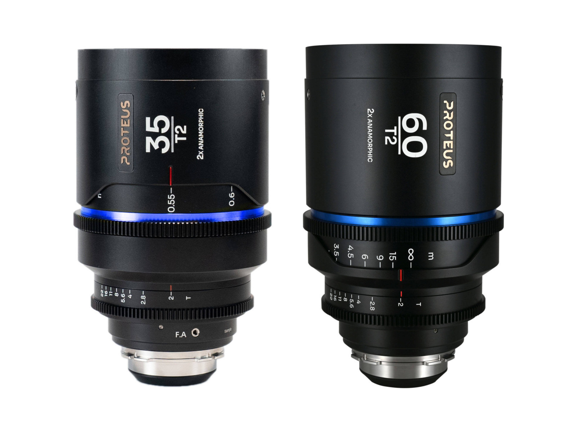 Laowa Proteus 35mm and 60mm 2X Anamorphic 2-Lens Bundle with EF Adapter (Arri PL, Blue, Metres)