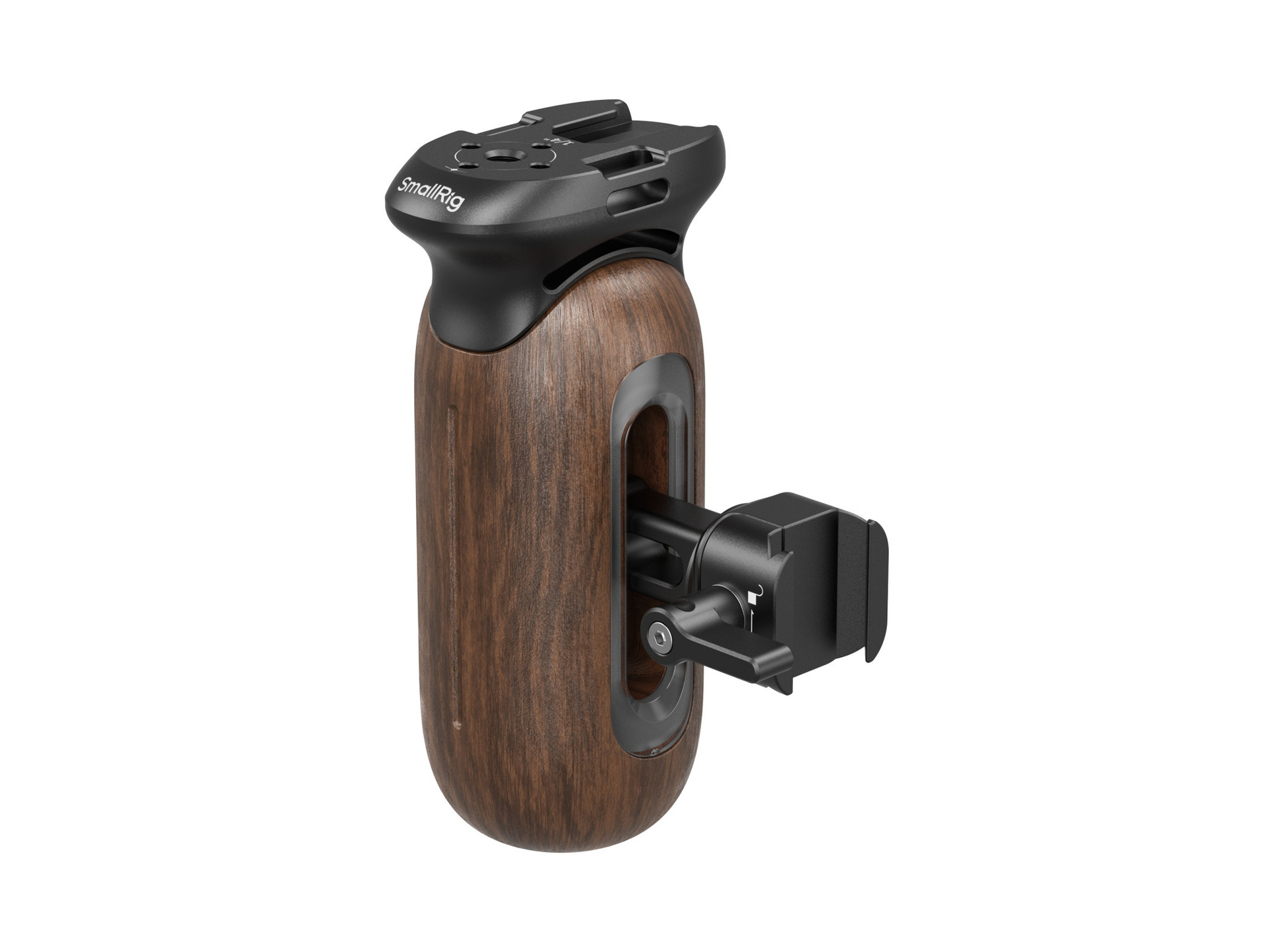 SmallRig 5239 Wooden Side Handle with NATO Clamp