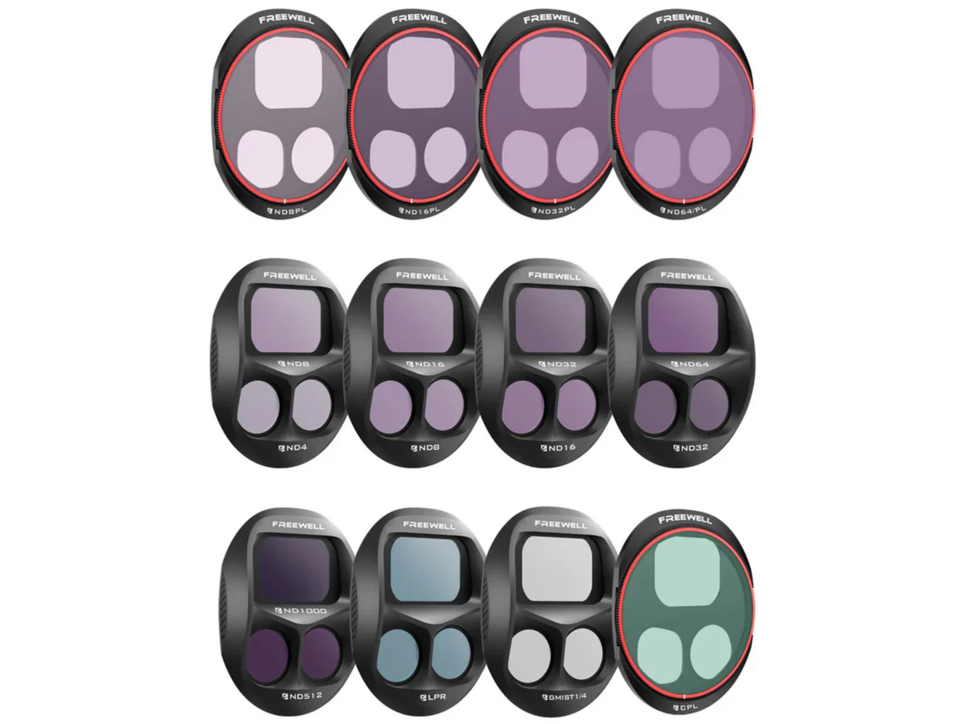 Freewell Mega Filter Bundle for DJI Mavic 4 Pro (12 Pack)