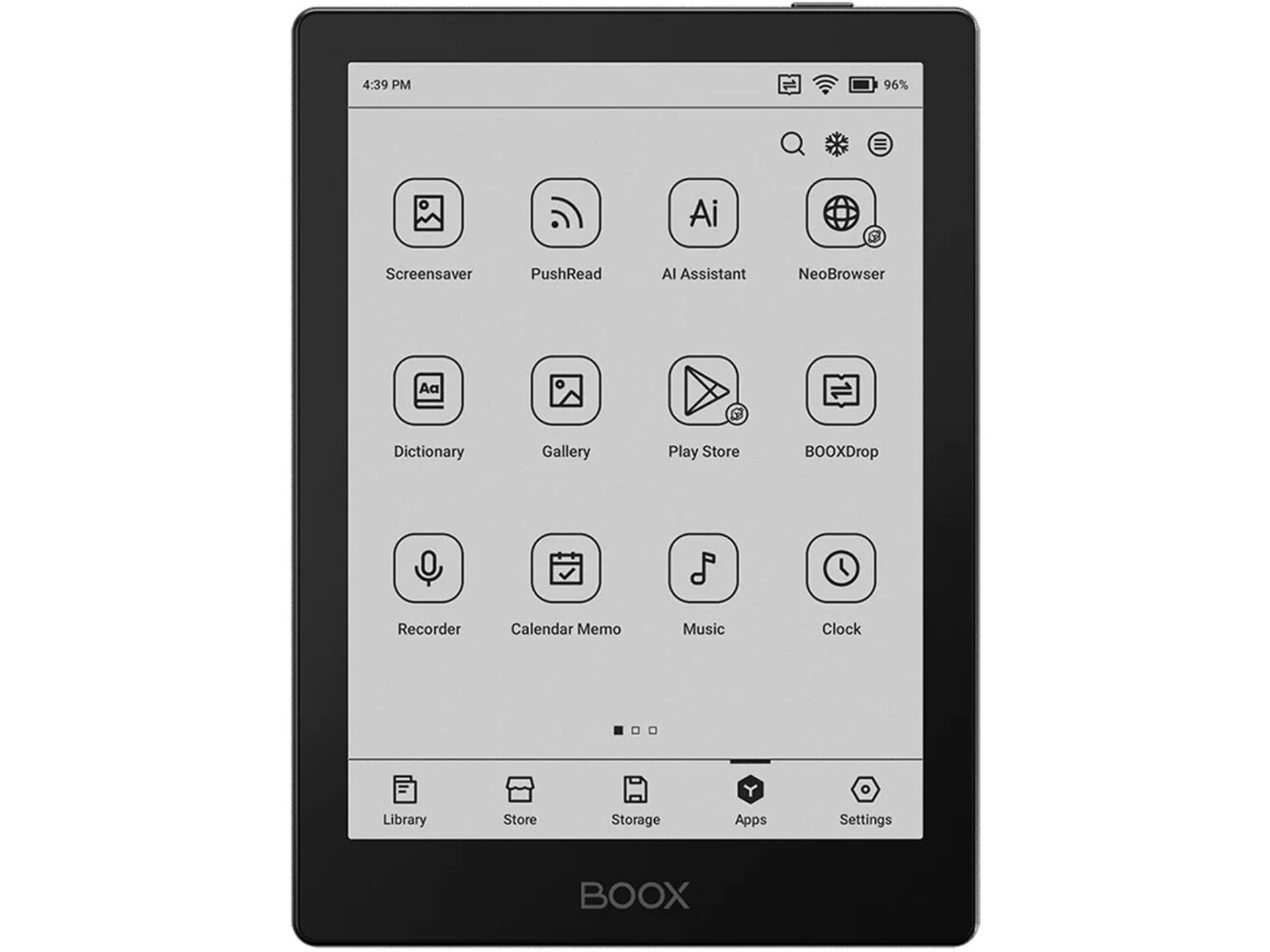 Boox 6" Go 6 E-Ink Tablet with Magnetic Case