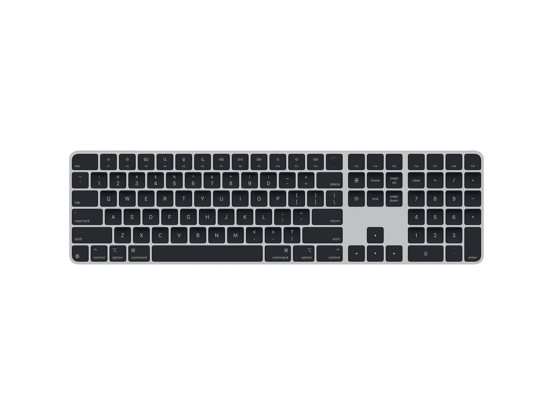 Apple Magic Keyboard with Touch ID and Numeric Keypad (USB-C, Black Keys)