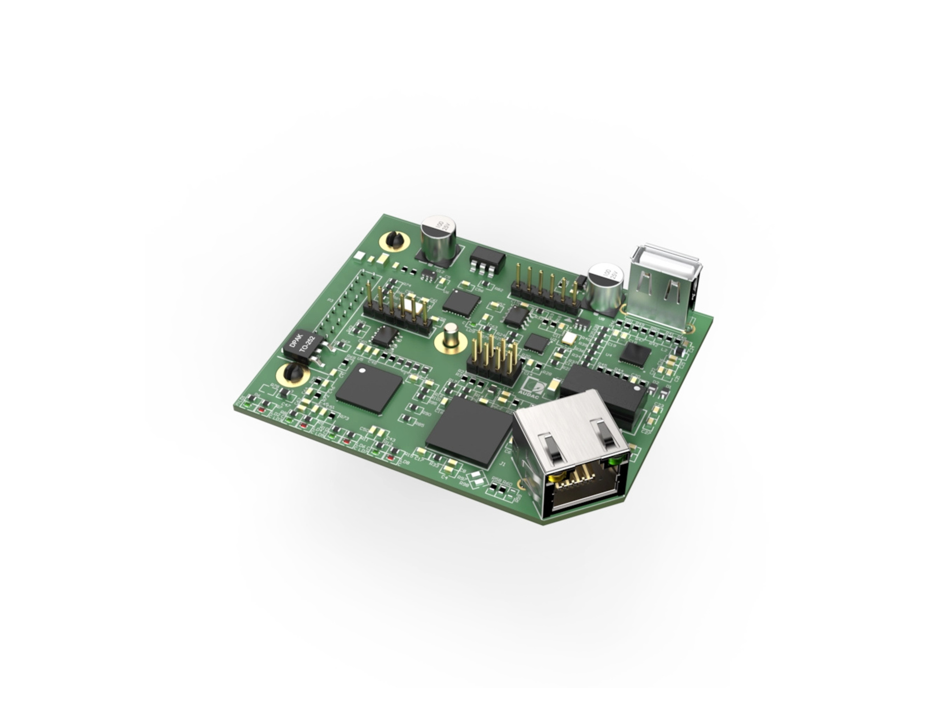 Audac ANI44XT Dante Audio Network Interface 4 In / 4 Out