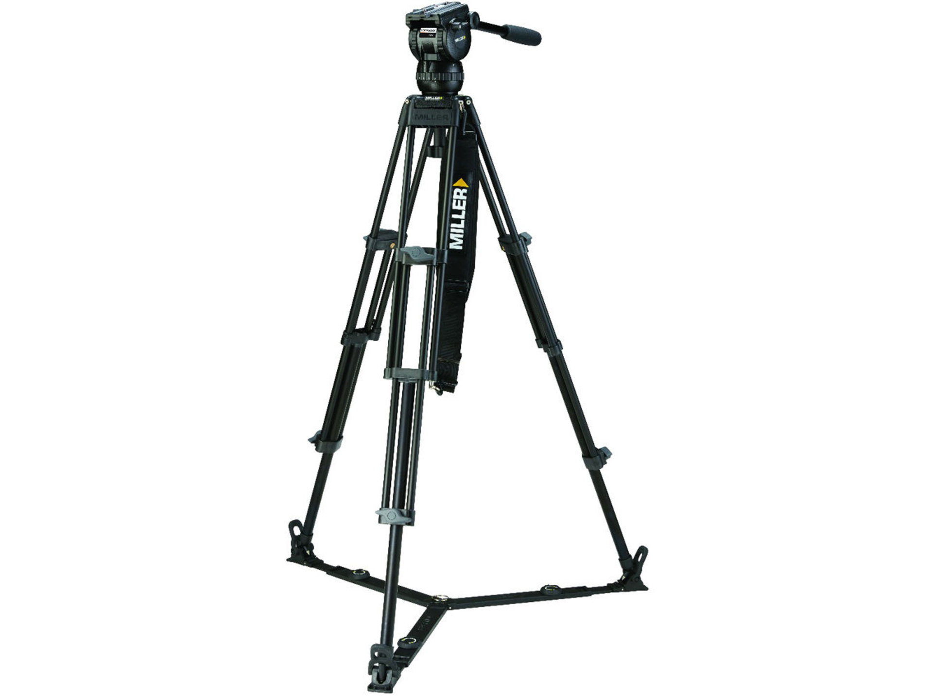 Miller CX2 Fluid Head with Toggle 75 2-Stage Alloy Tripod System (Ground-Level Spreader)