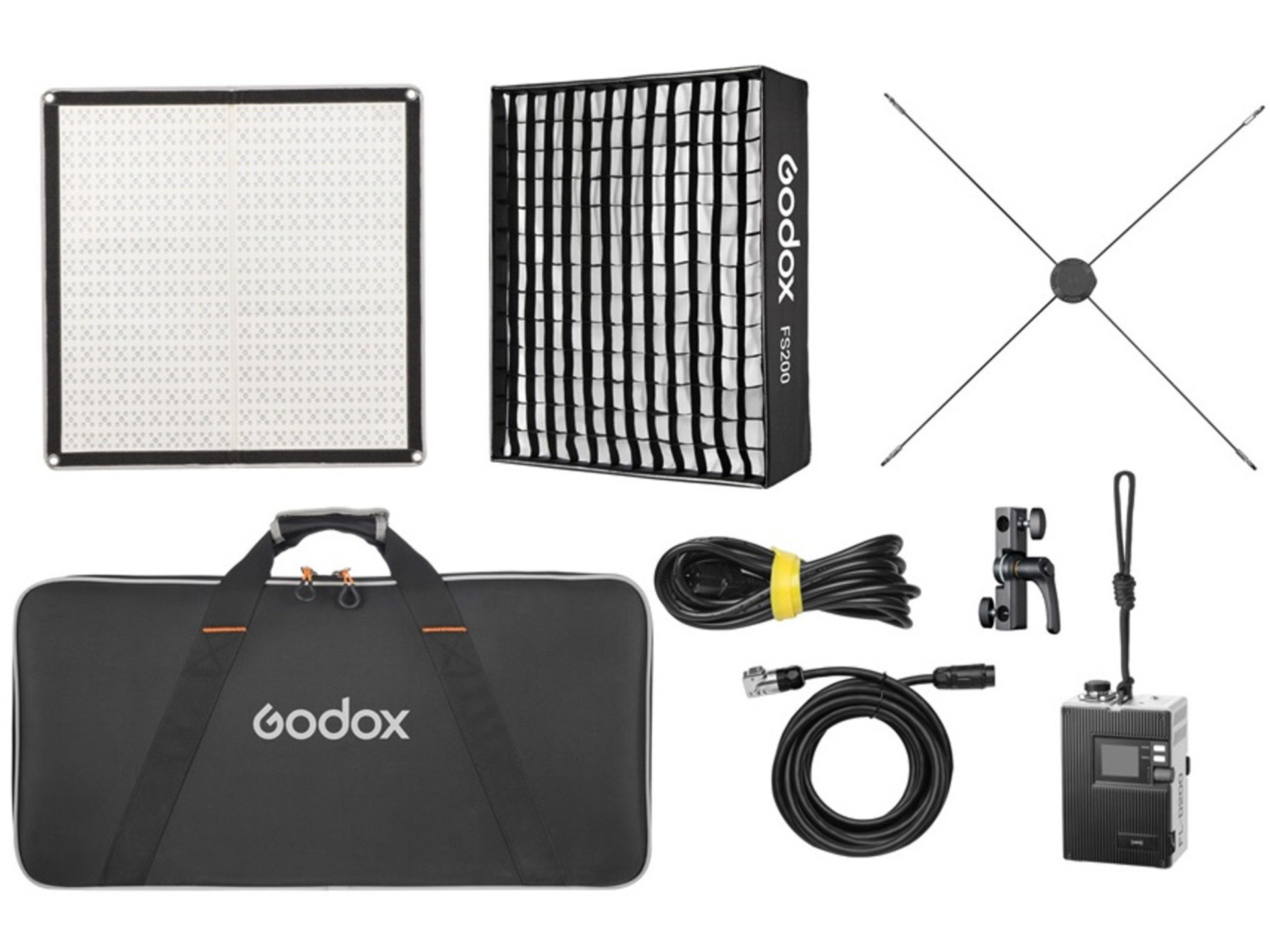 Godox FL200R 2x2 Flexible RGB Mat V-Lock Kit